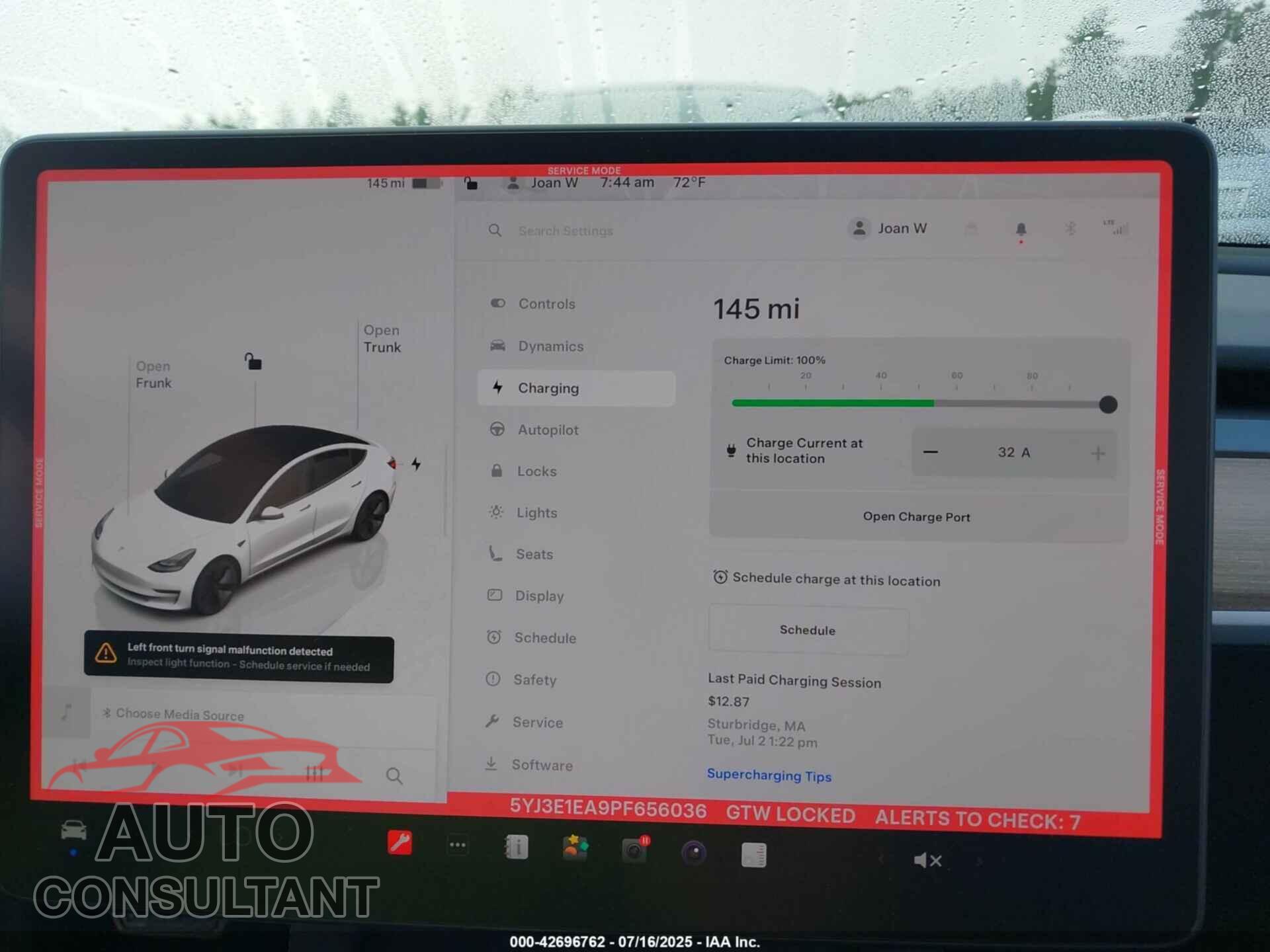 TESLA MODEL 3 2023 - 5YJ3E1EA9PF656036