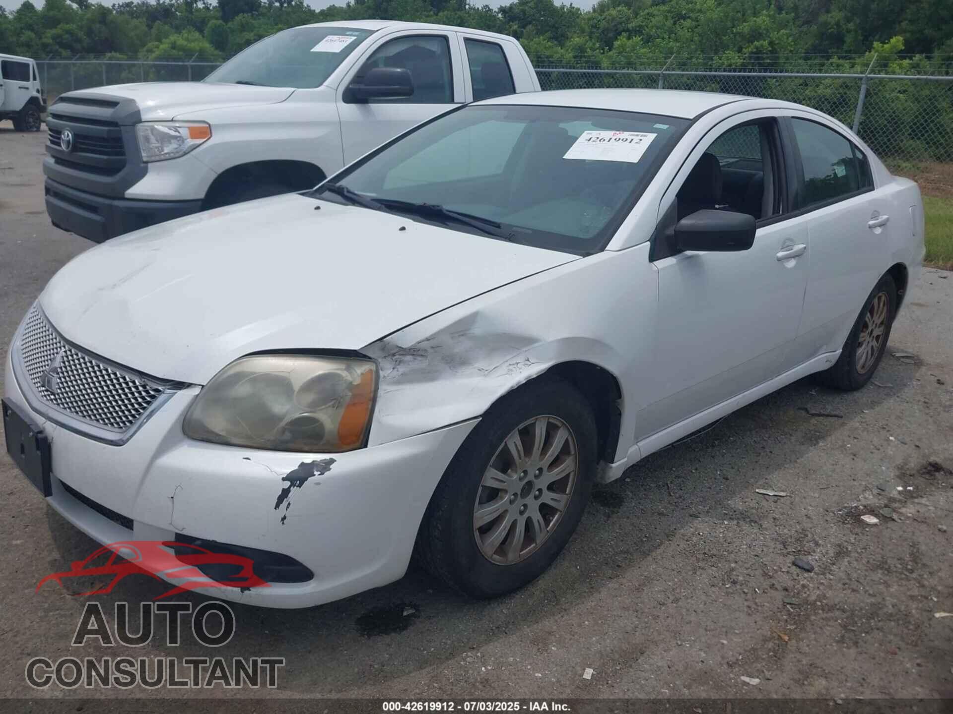 MITSUBISHI GALANT 2012 - 4A32B2FF9CE022805