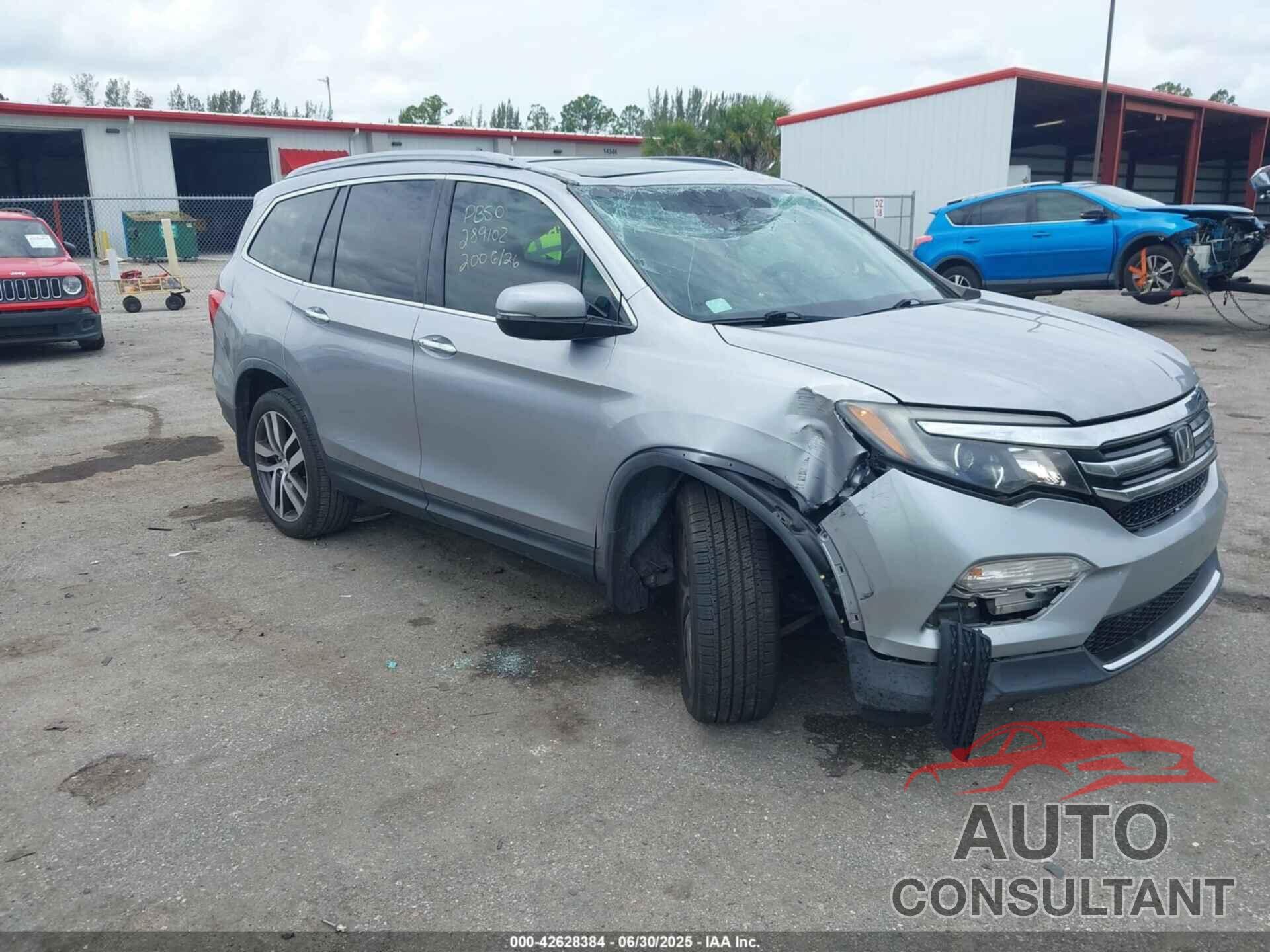 HONDA PILOT 2017 - 5FNYF6H02HB018120