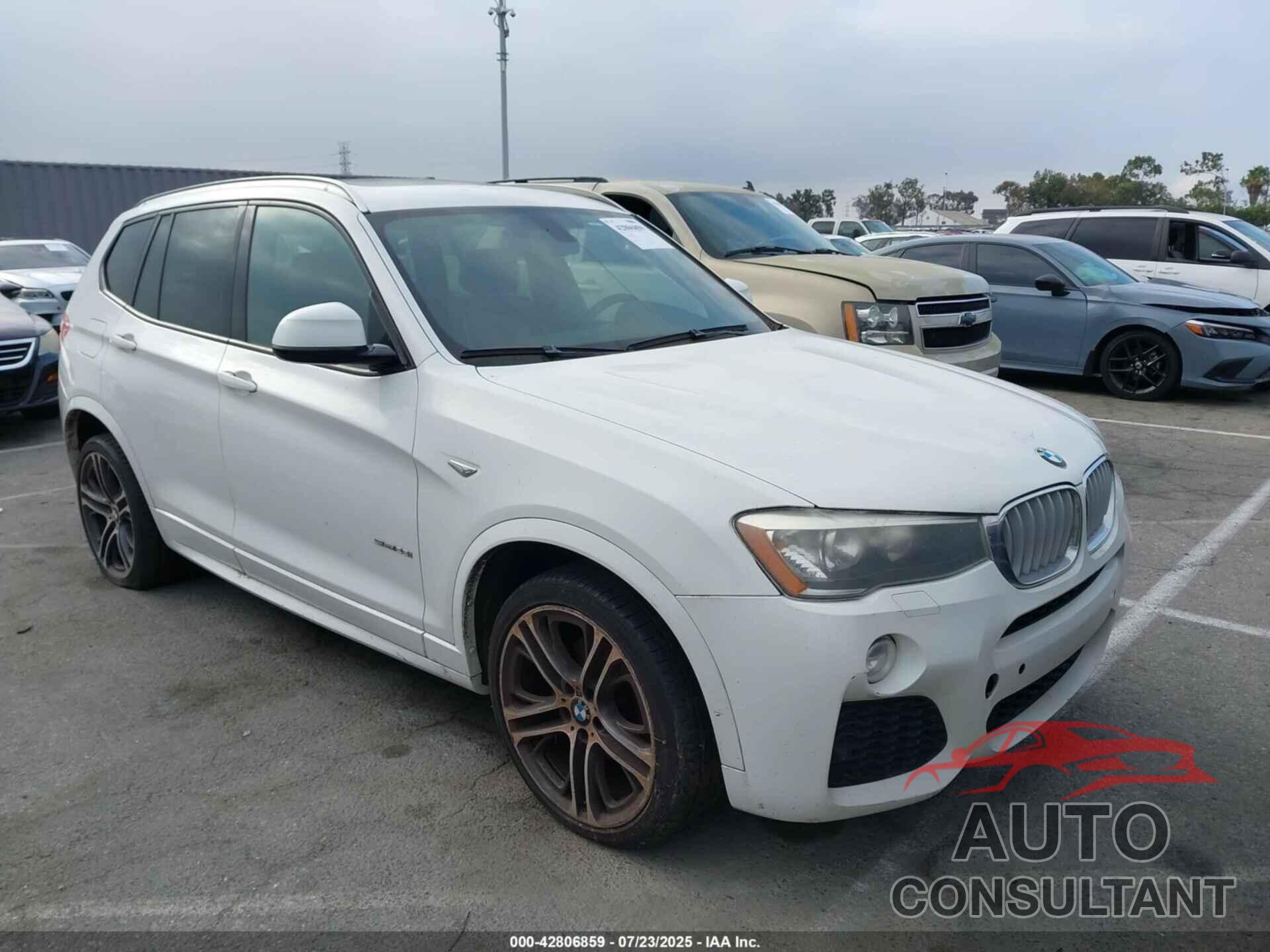 BMW X3 2016 - 5UXWZ7C53G0R33481