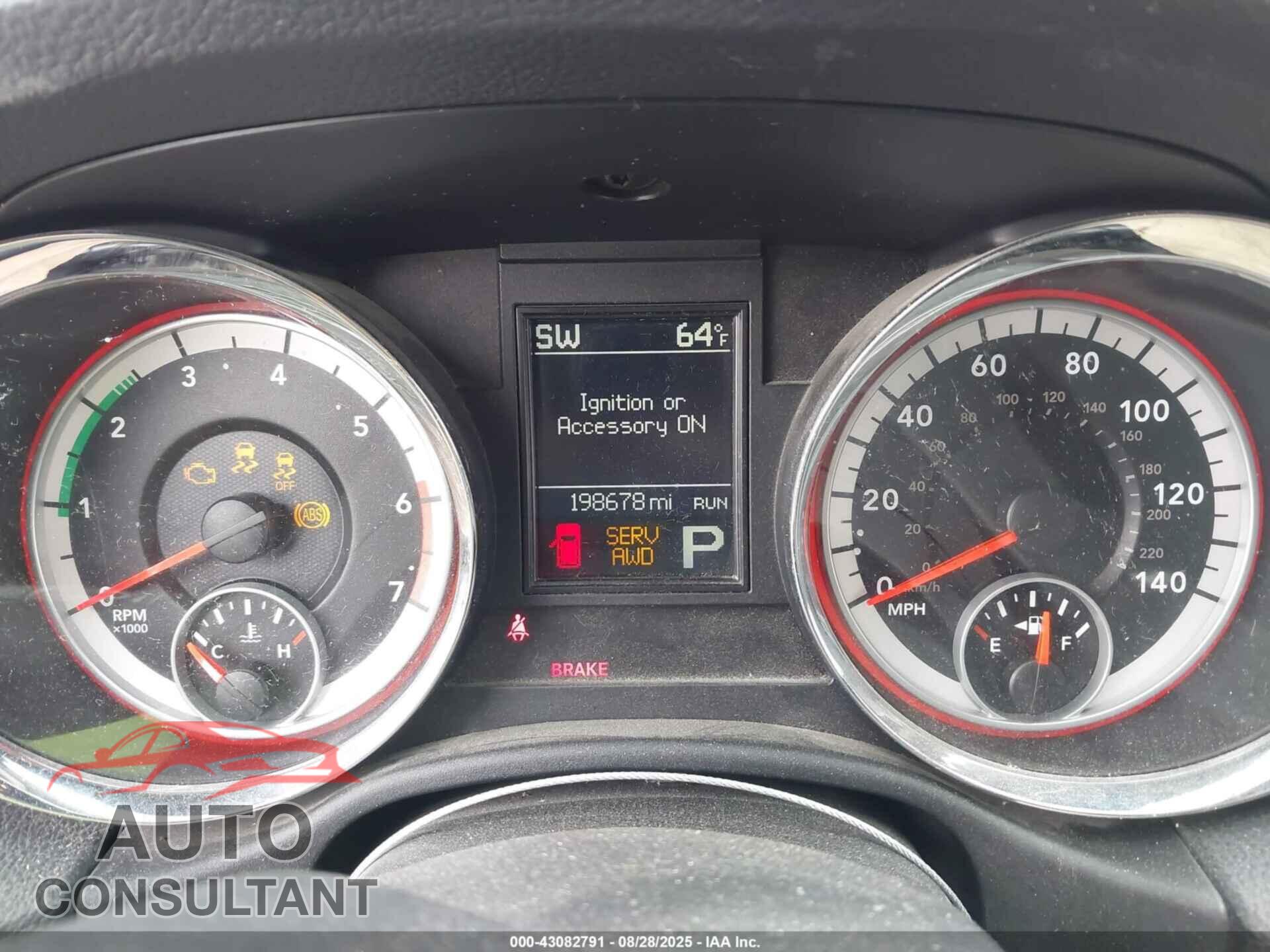 DODGE DURANGO 2011 - 1D4SE6GT5BC682973