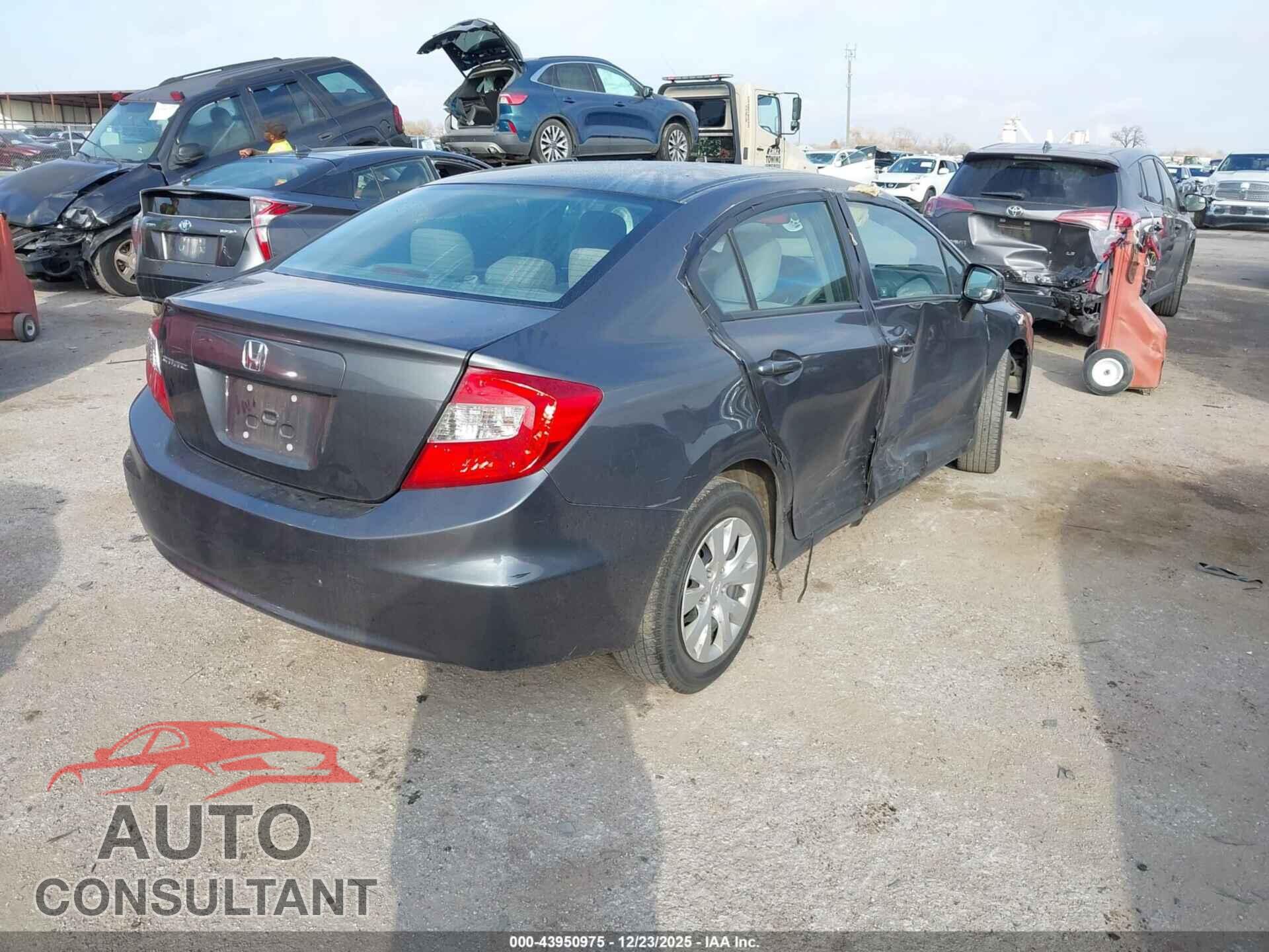 HONDA CIVIC 2012 - 2HGFB2F5XCH320575