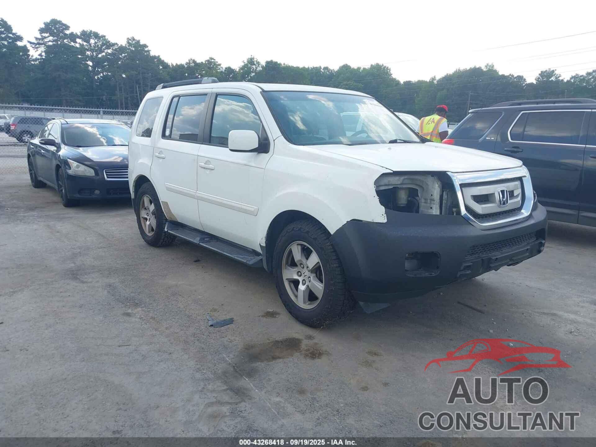 HONDA PILOT 2009 - 5FNYF48499B042293