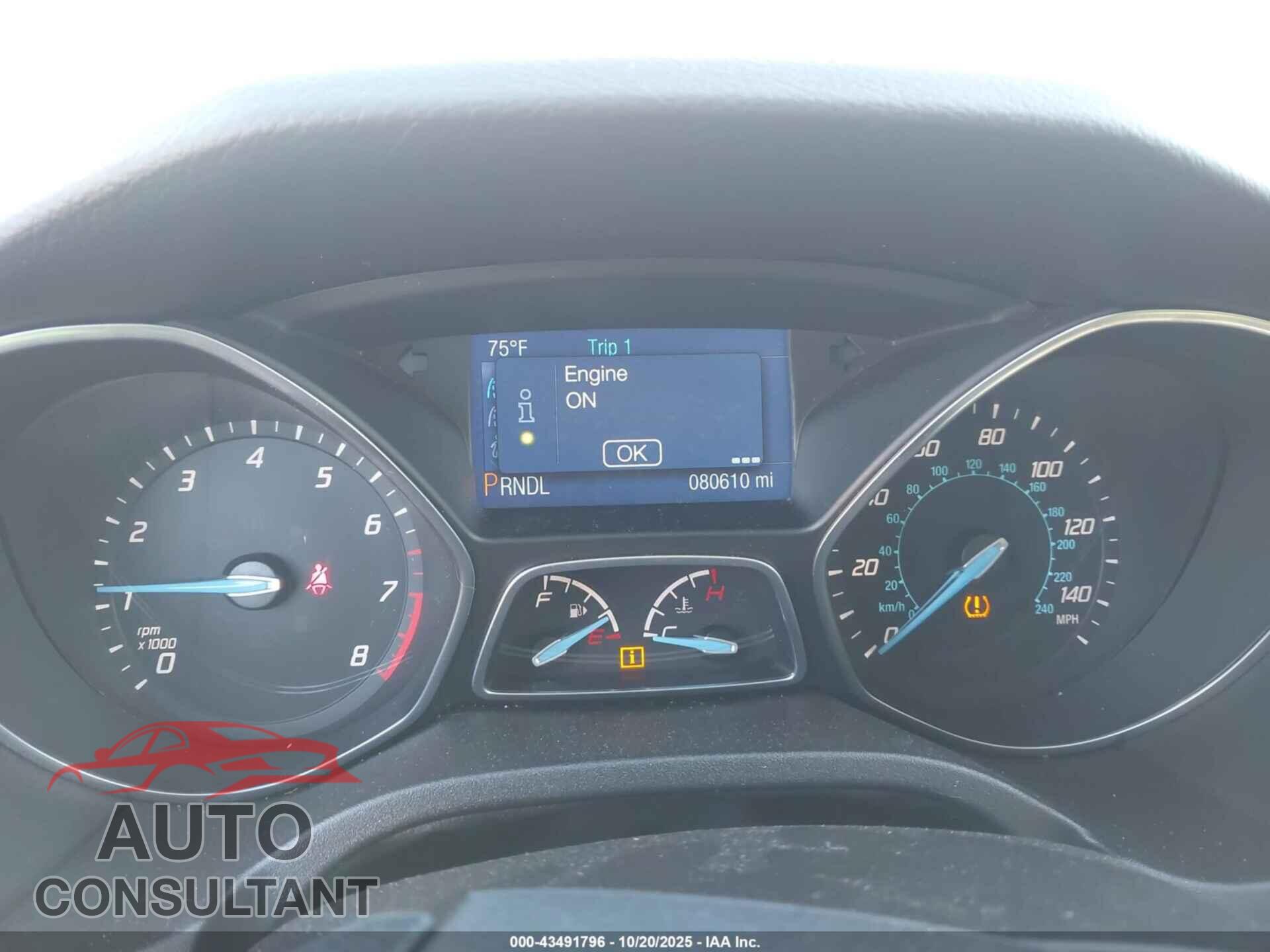 FORD FOCUS 2014 - 1FADP3F23EL293198