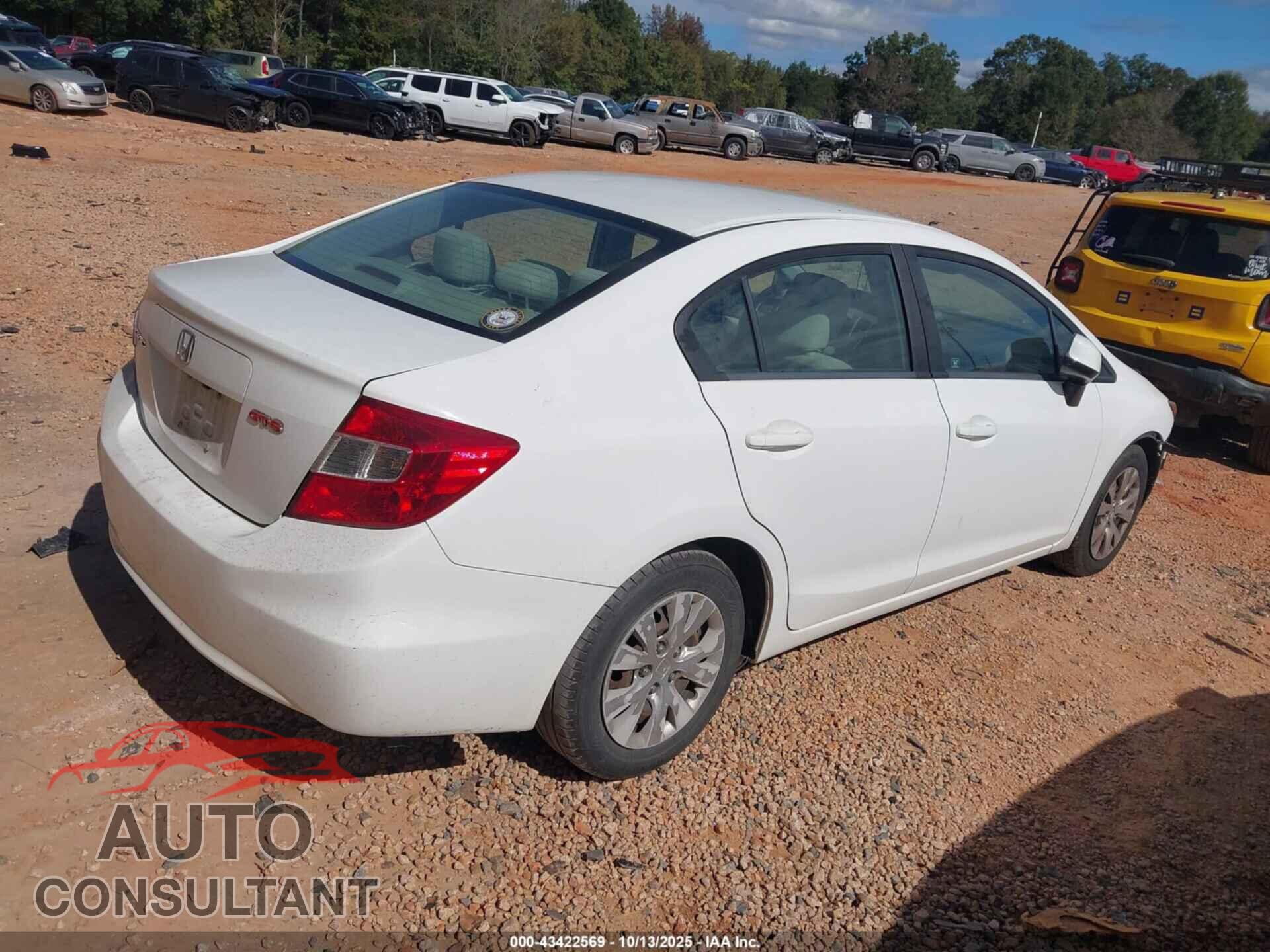 HONDA CIVIC 2012 - 2HGFB2F55CH328731