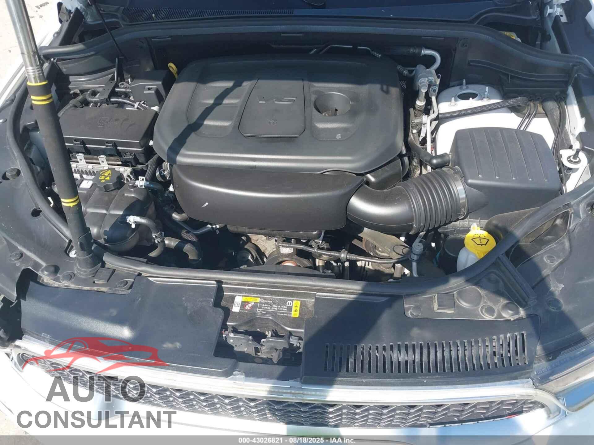 DODGE DURANGO 2021 - 1C4RDJEGXMC886386