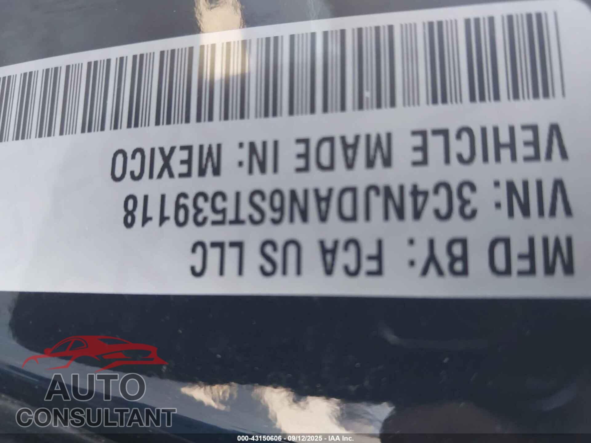 JEEP COMPASS 2025 - 3C4NJDAN6ST539118