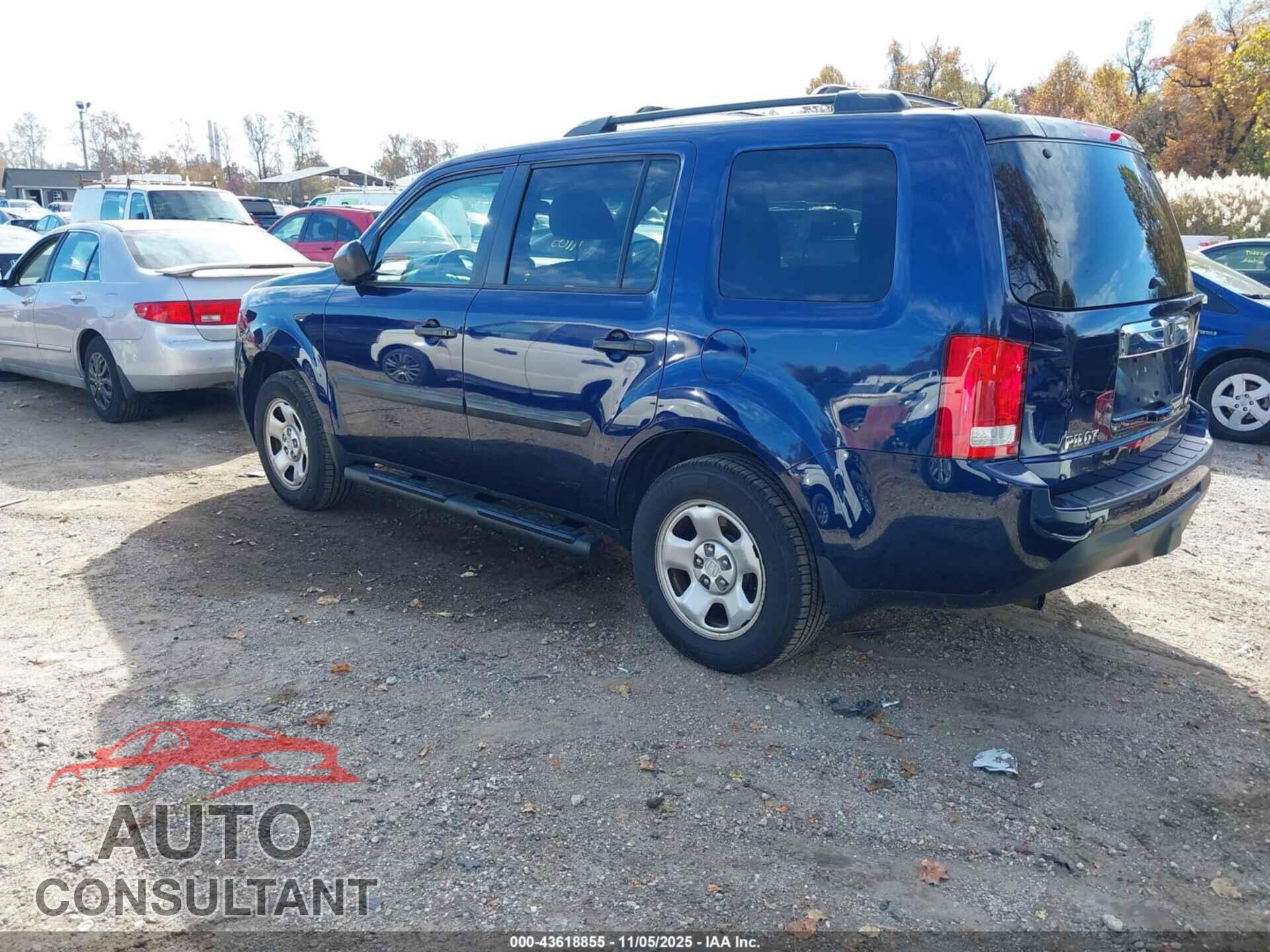 HONDA PILOT 2013 - 5FNYF4H2XDB033576