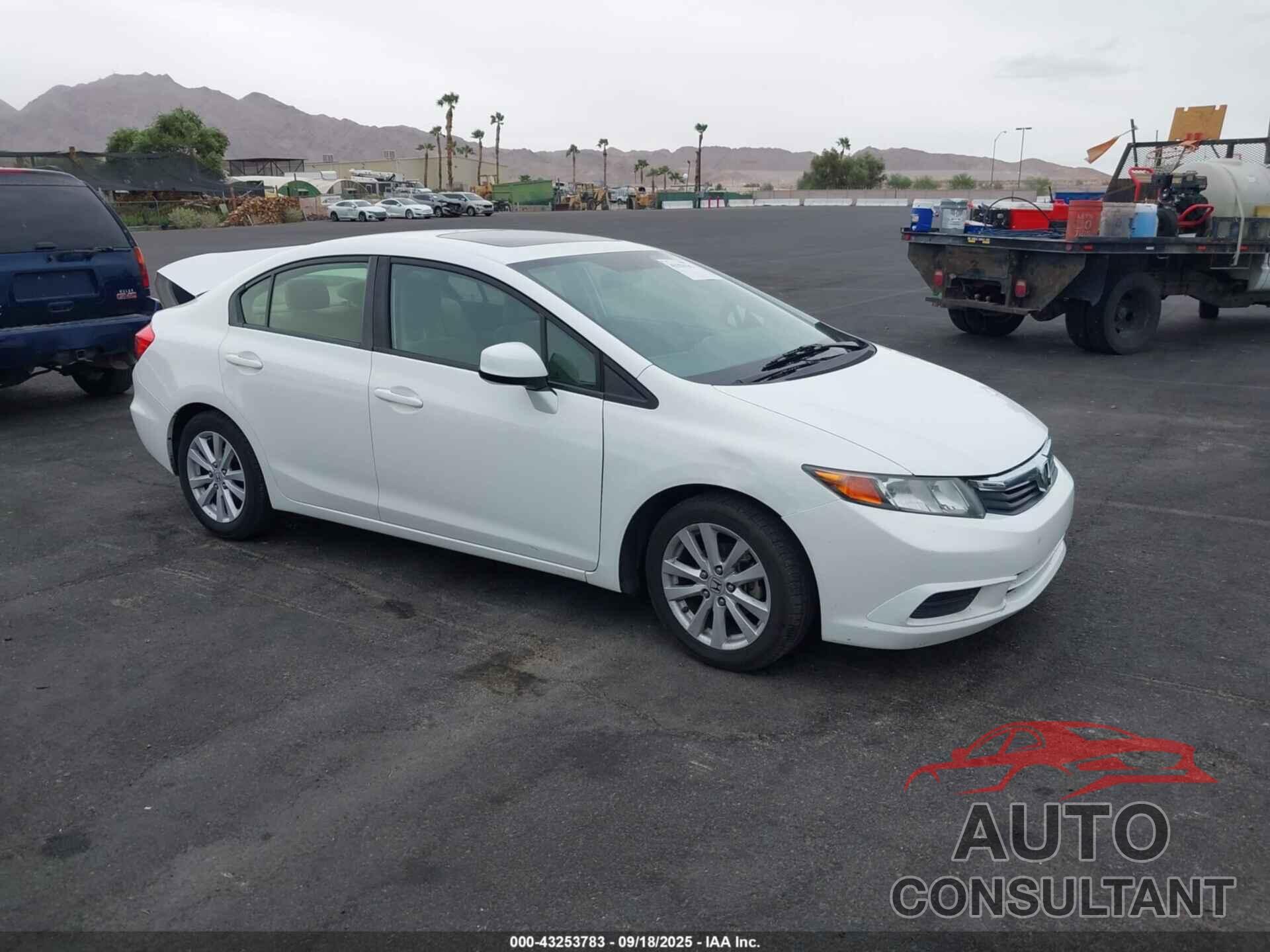 HONDA CIVIC 2012 - 19XFB2F80CE045884