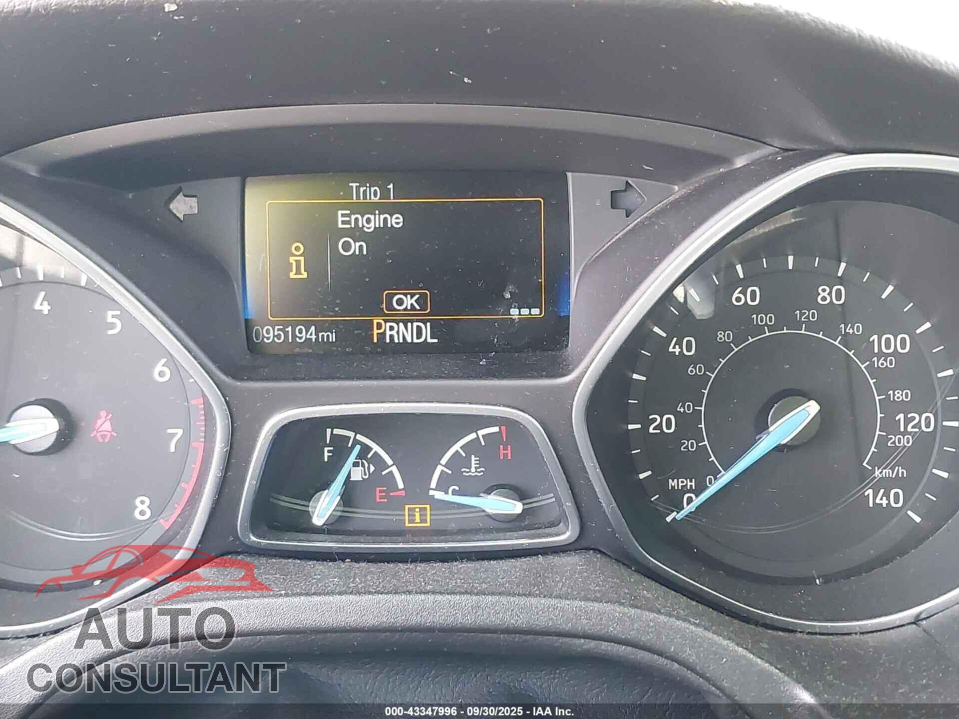 FORD FOCUS 2016 - 1FADP3E28GL384343