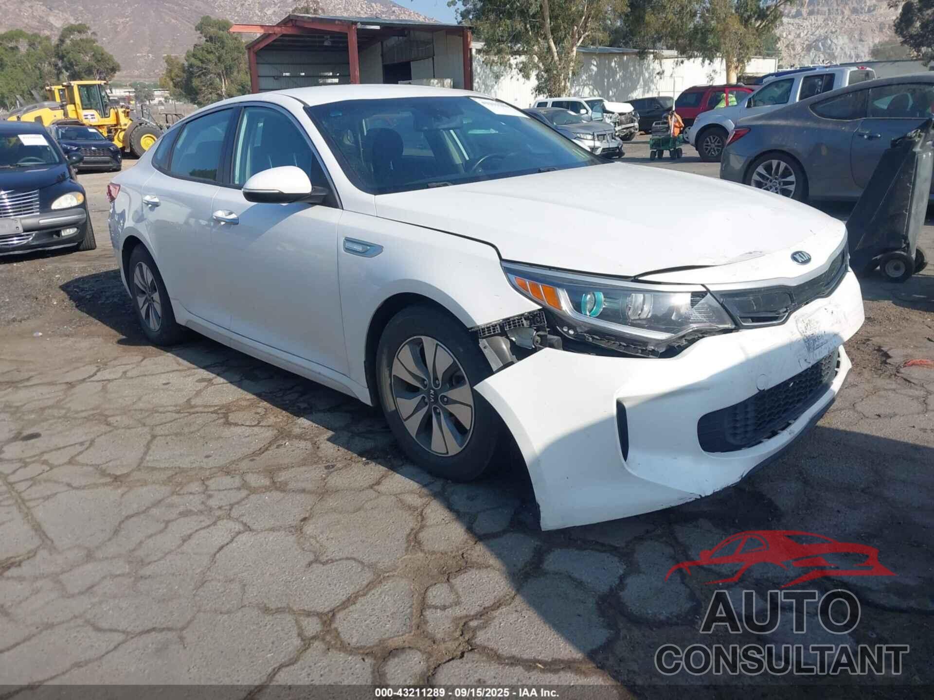 KIA OPTIMA HYBRID 2017 - KNAGT4LE1H5012593
