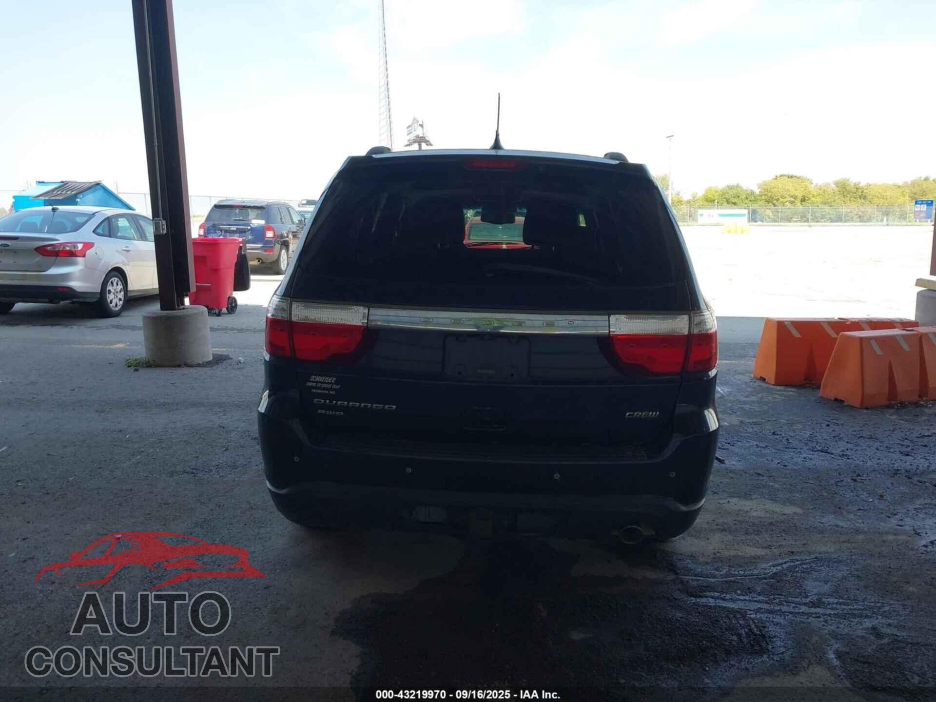 DODGE DURANGO 2012 - 1C4RDJDG0CC300973