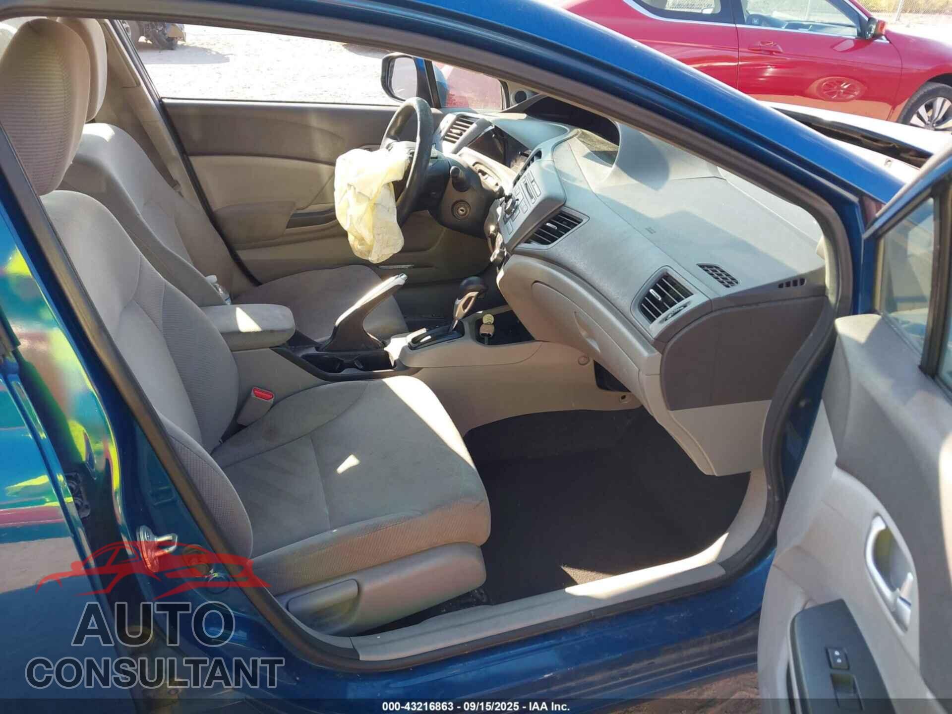 HONDA CIVIC 2012 - 2HGFB2F85CH537770