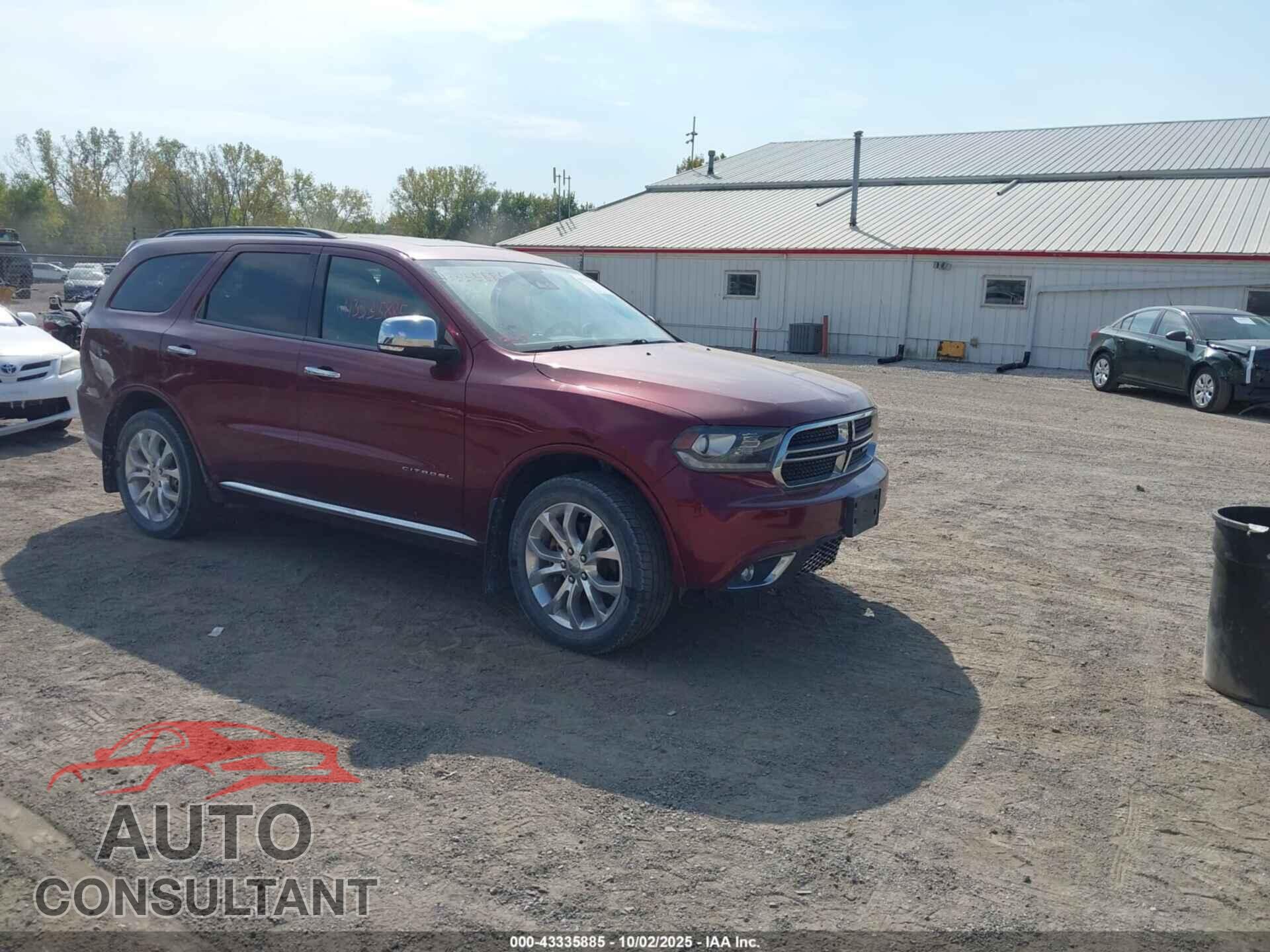 DODGE DURANGO 2017 - 1C4RDJEG7HC758290