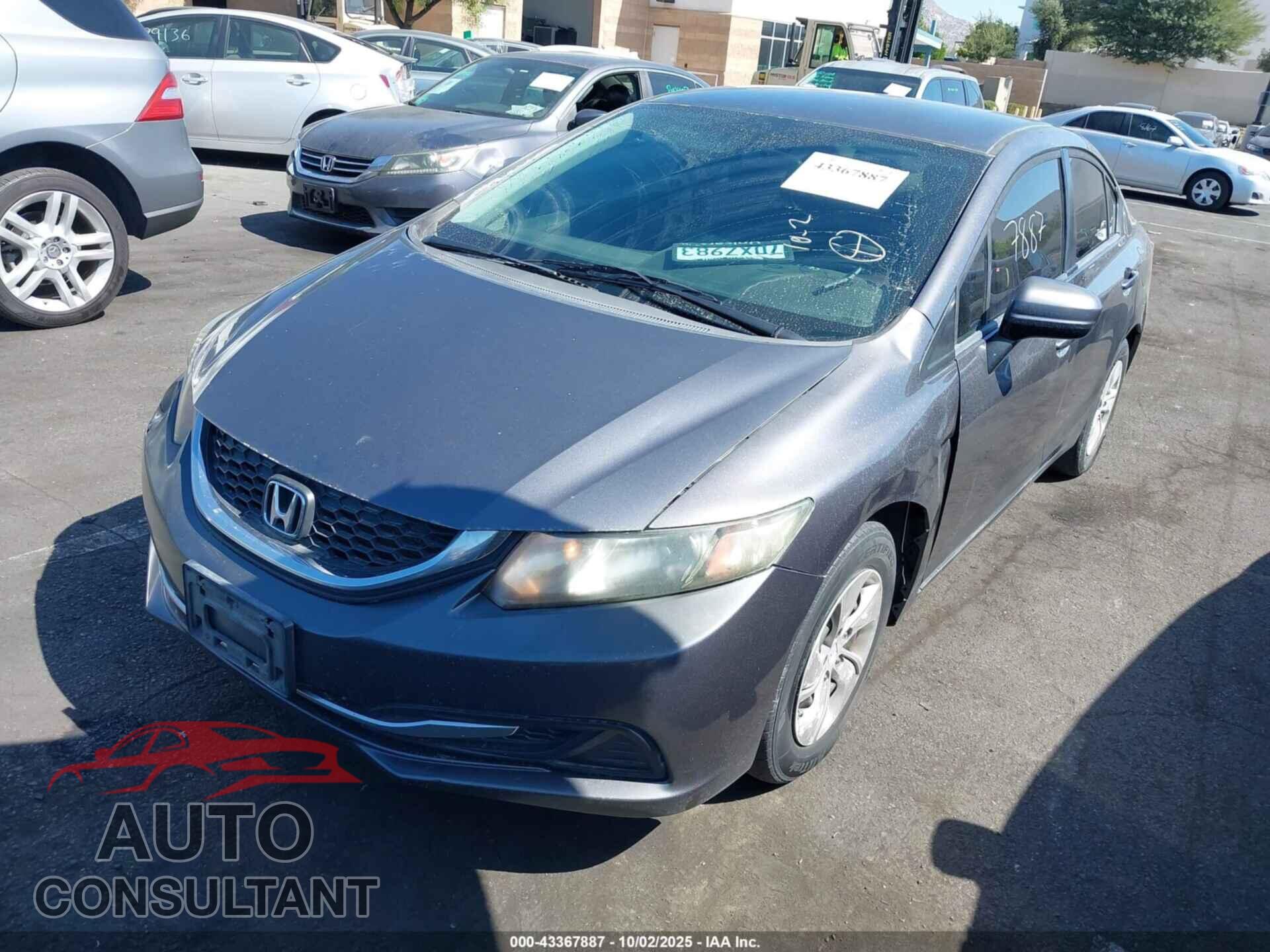 HONDA CIVIC 2014 - 19XFB2F59EE206256