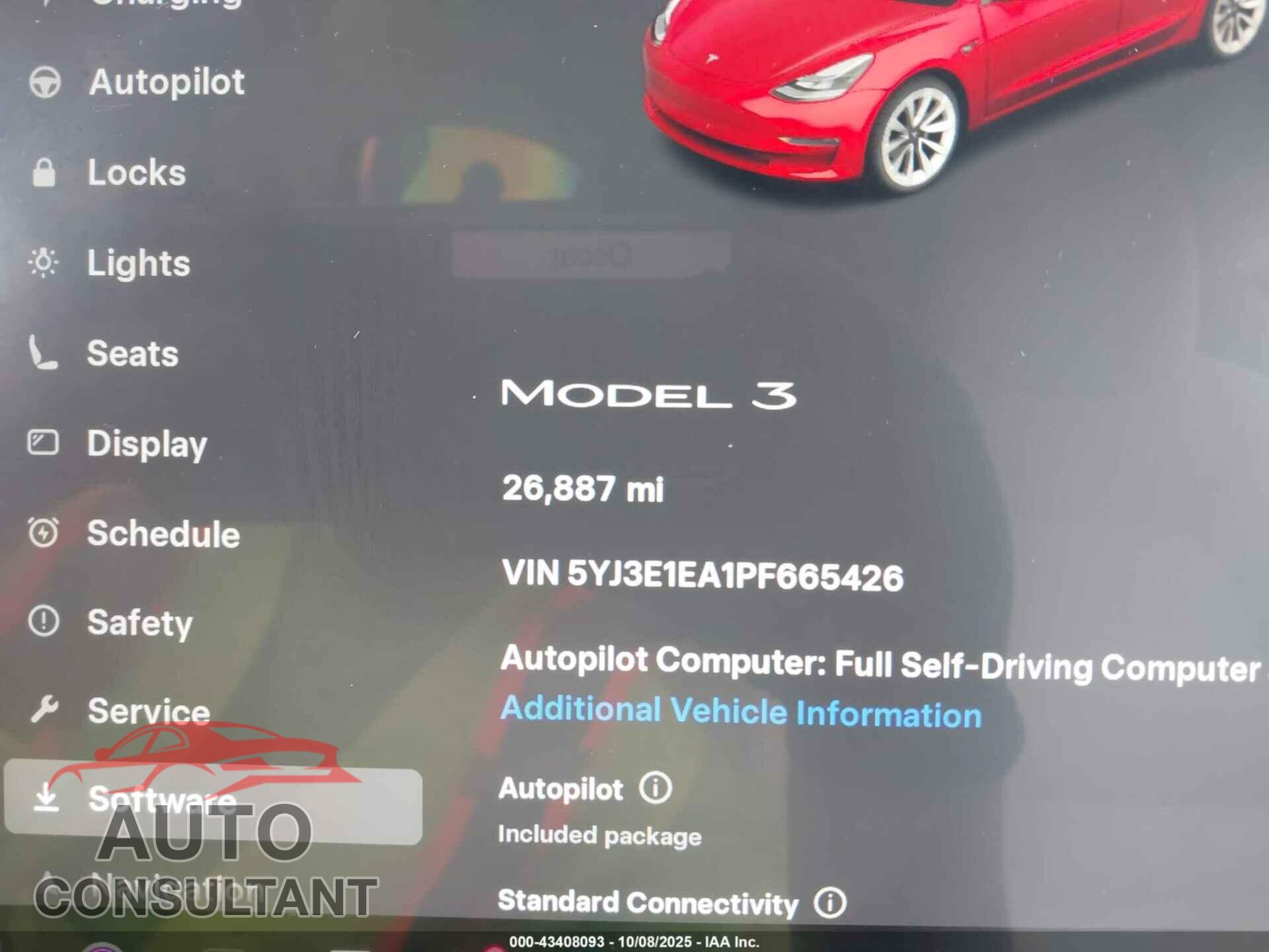 TESLA MODEL 3 2023 - 5YJ3E1EA1PF665426