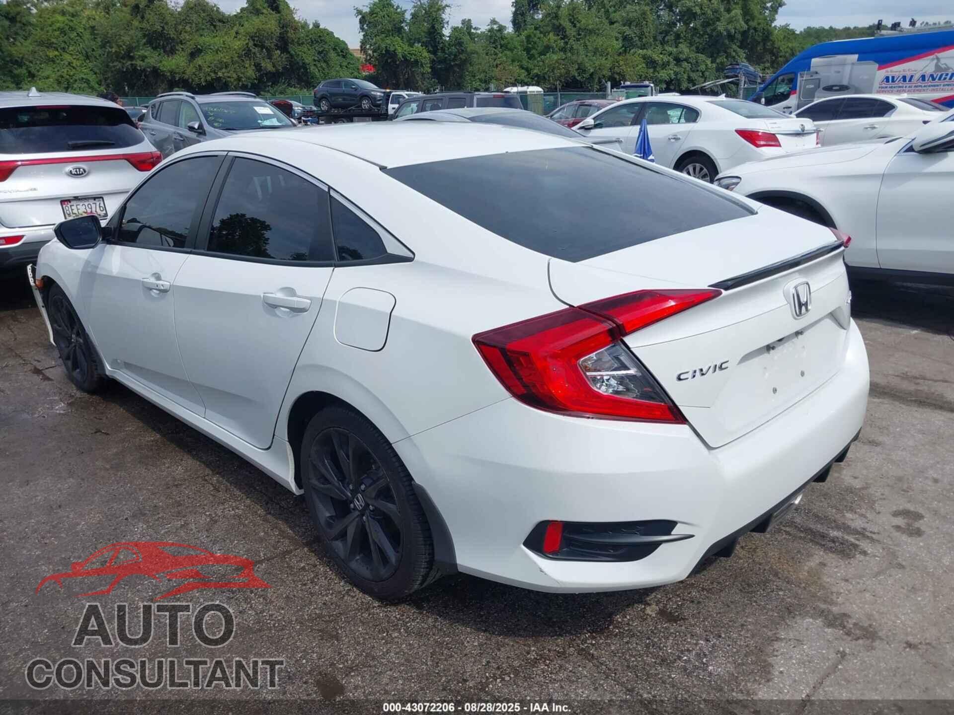 HONDA CIVIC 2019 - 2HGFC2F80KH605145