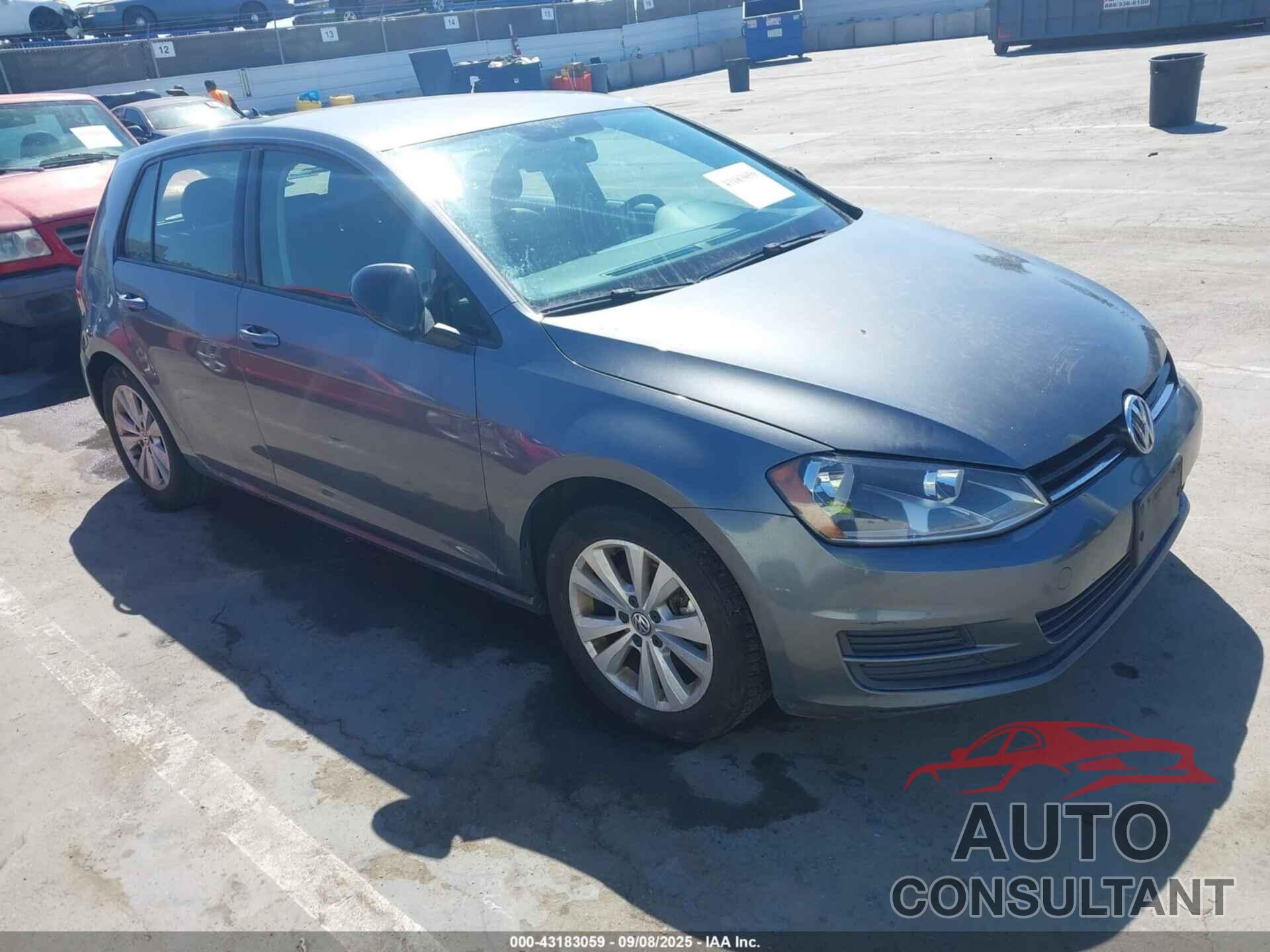 VOLKSWAGEN GOLF 2015 - 3VW2A7AU1FM047377
