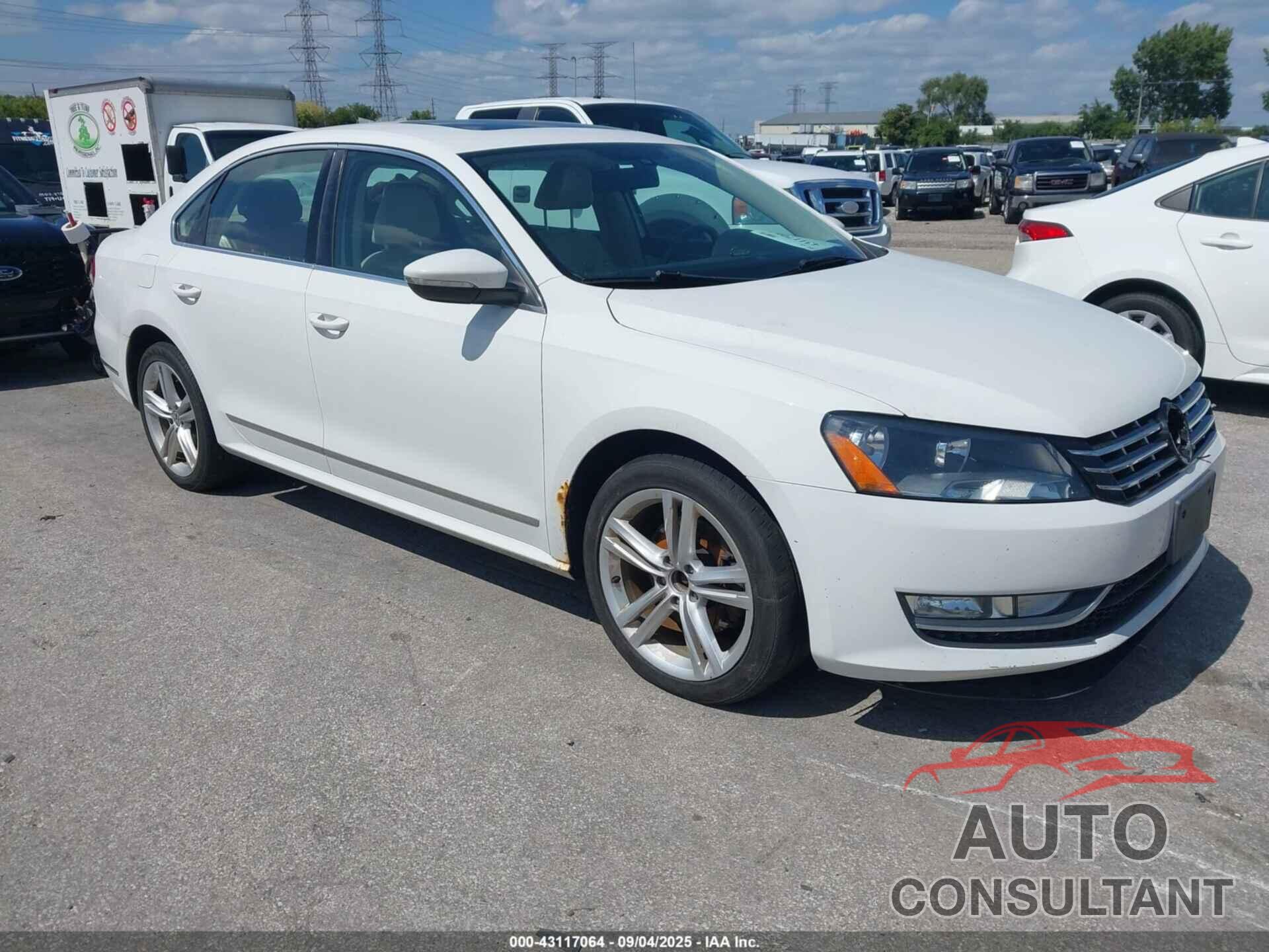 VOLKSWAGEN PASSAT 2012 - 1VWCN7A3XCC067396
