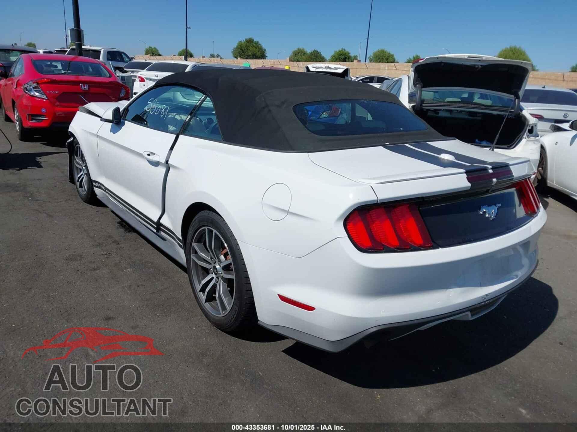 FORD MUSTANG 2017 - 1FATP8UH2H5287871