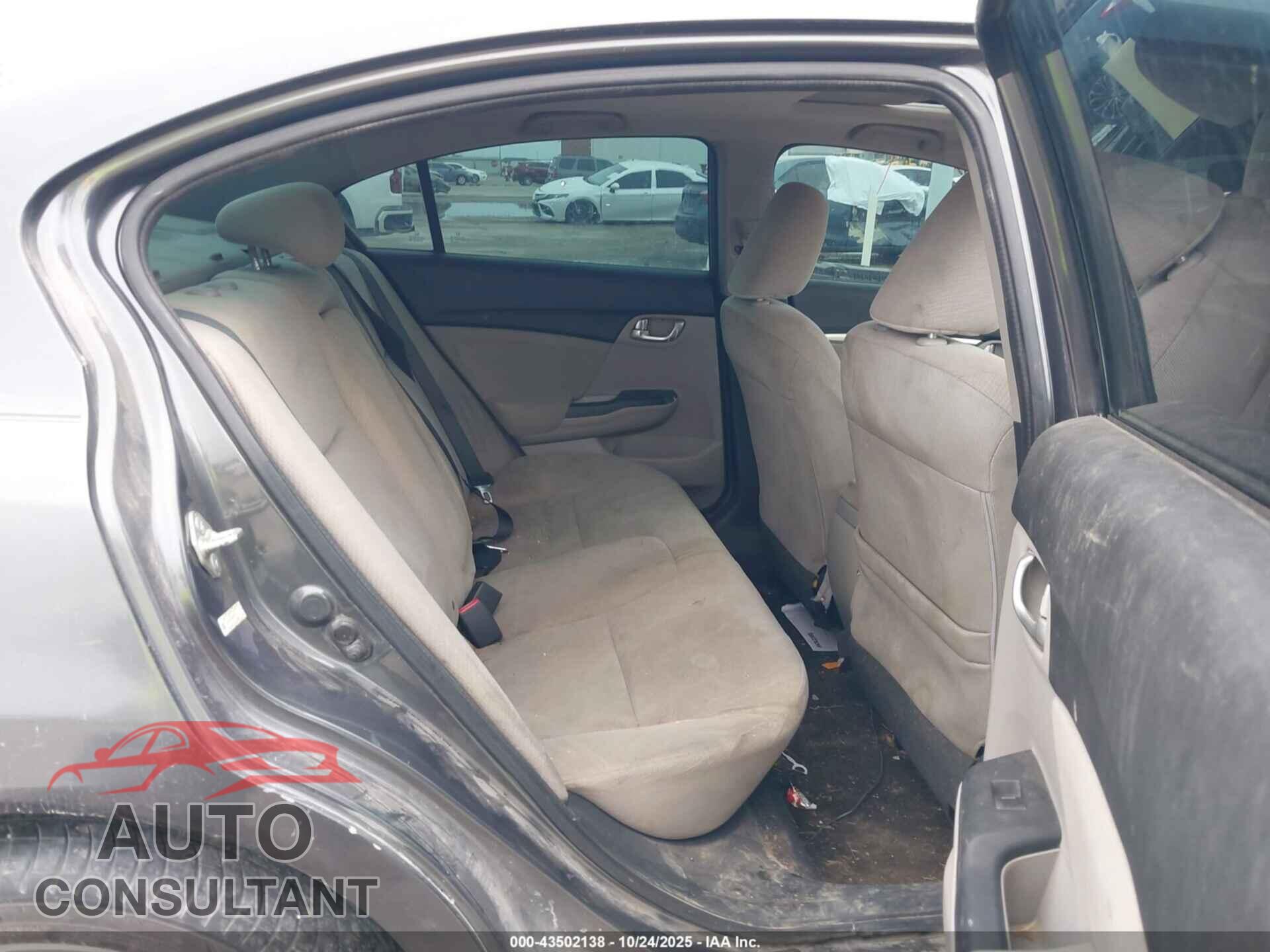 HONDA CIVIC 2013 - 2HGFB2F84DH501182