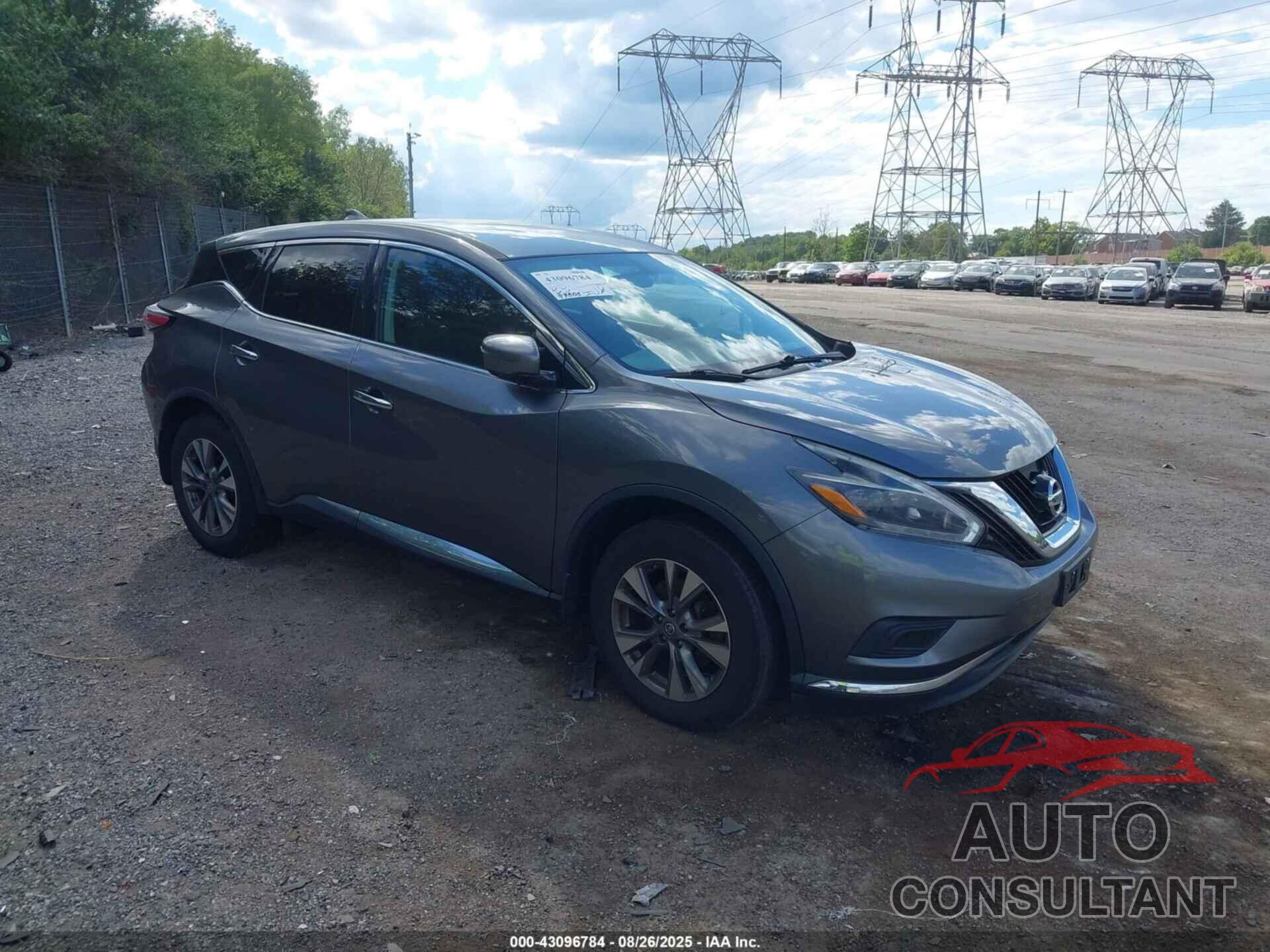 NISSAN MURANO 2018 - 5N1AZ2MH0JN196169