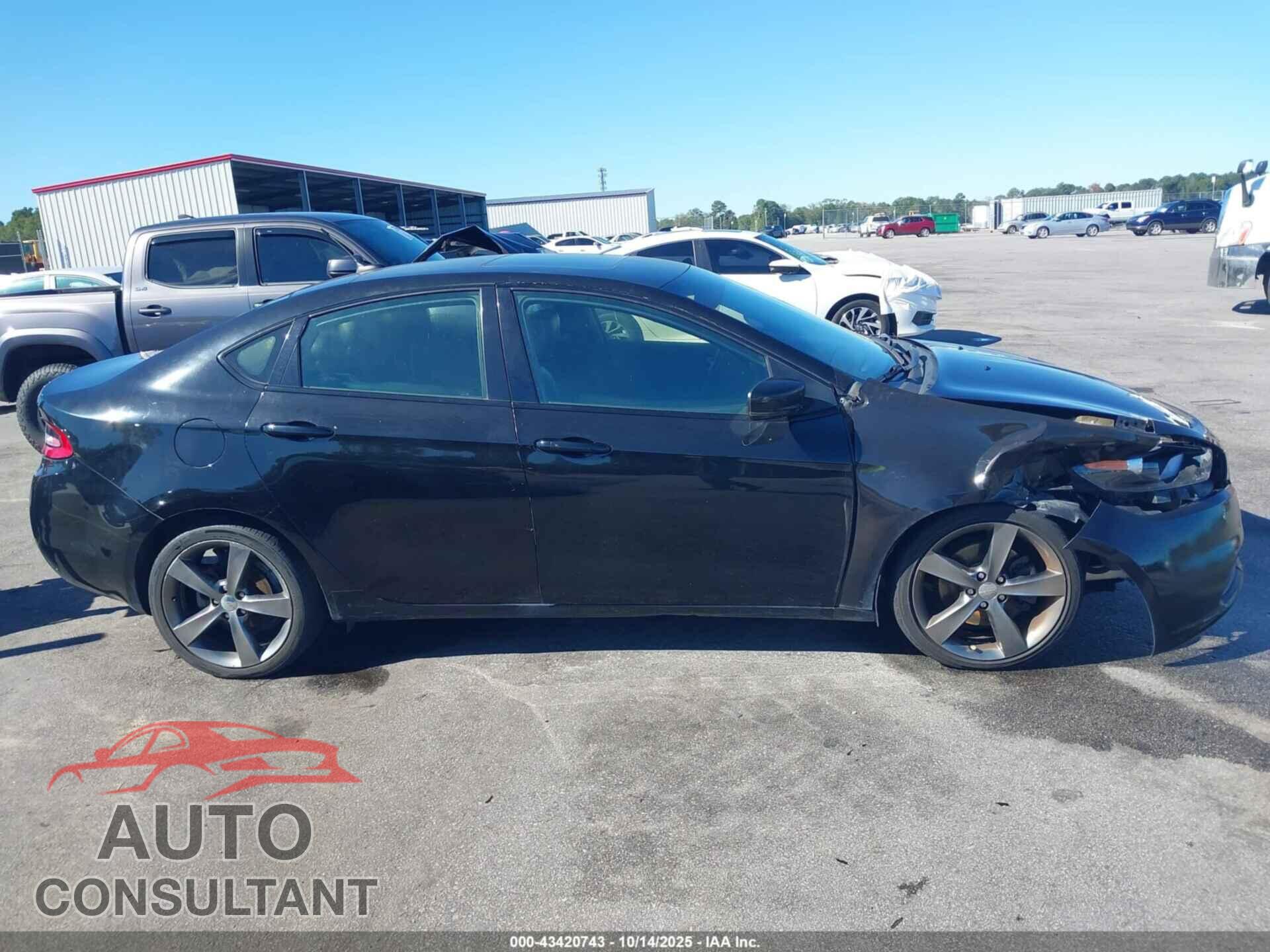 DODGE DART 2015 - 1C3CDFEB6FD282133