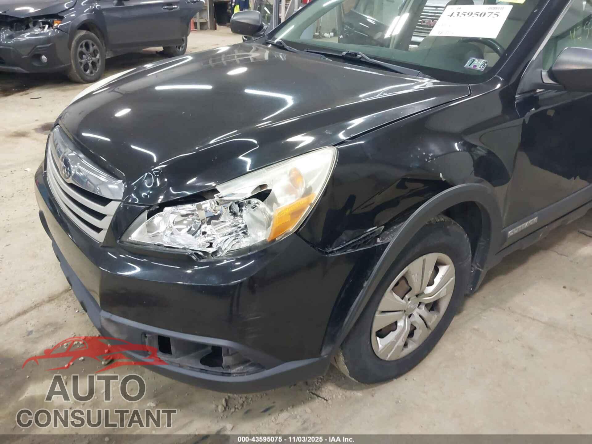 SUBARU OUTBACK 2011 - 4S4BRBAC4B3359870
