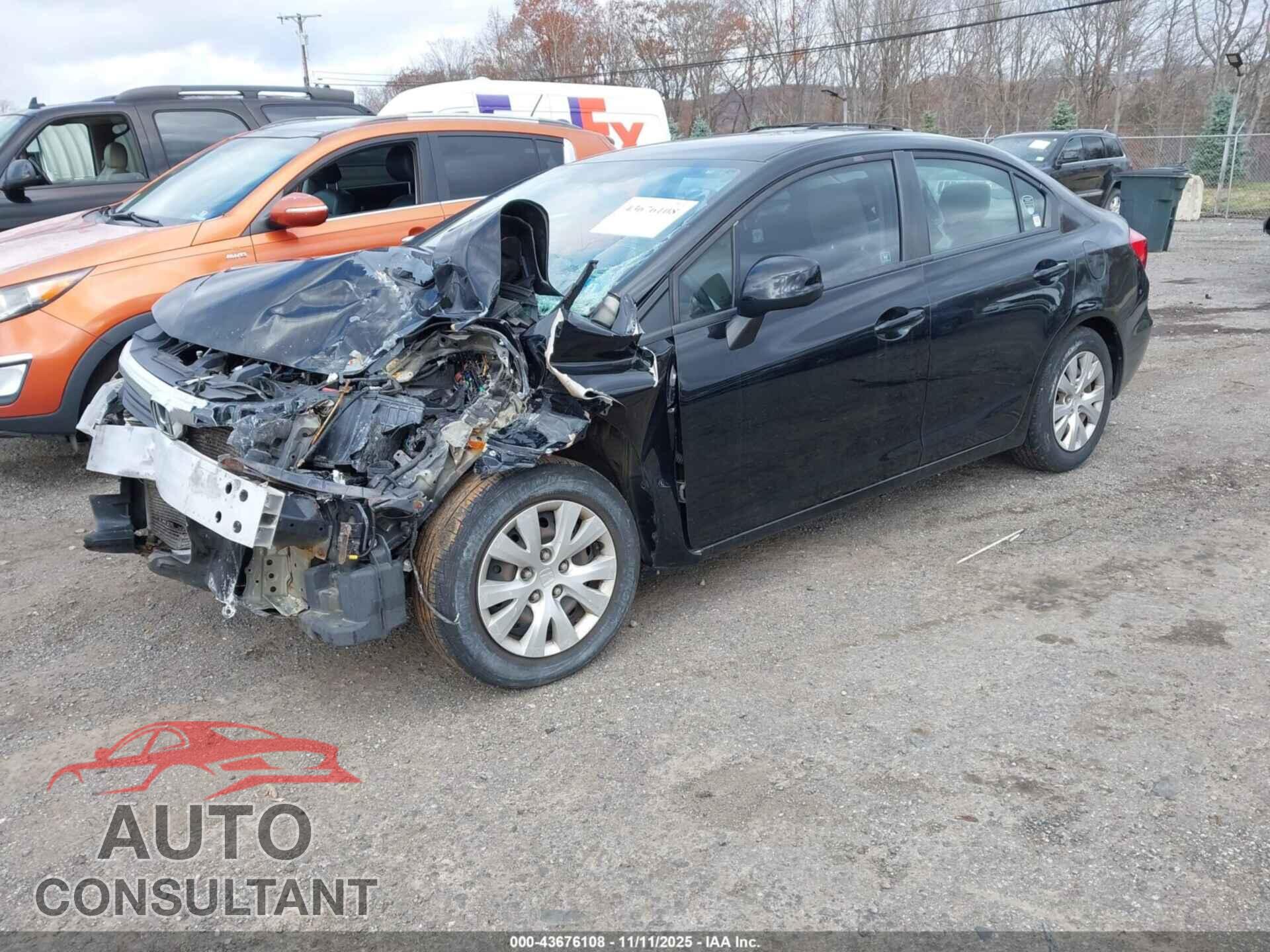 HONDA CIVIC 2012 - 19XFB2F53CE366467