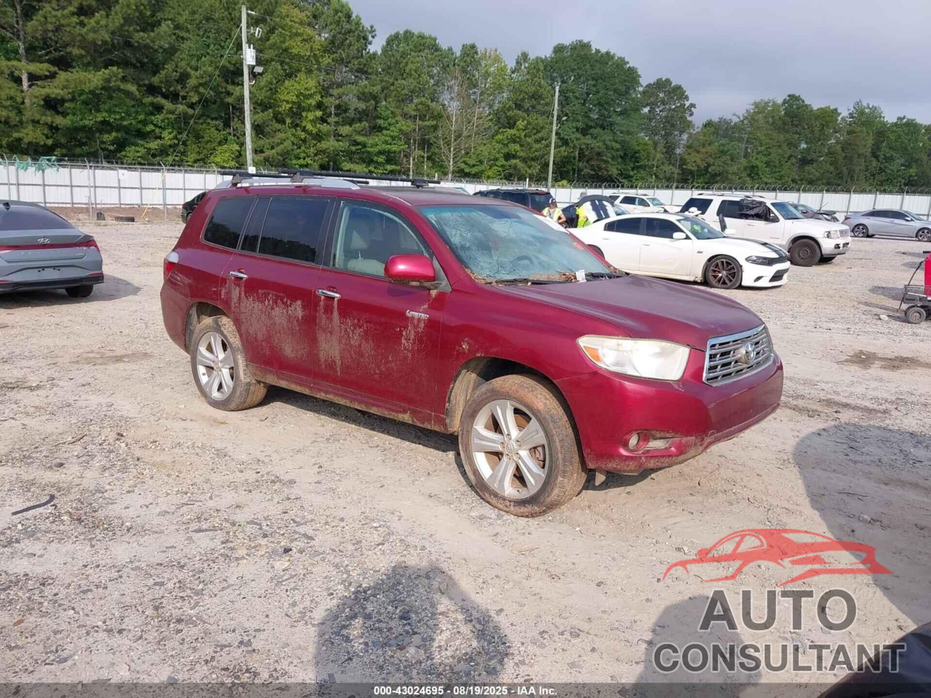 TOYOTA HIGHLANDER 2010 - JTEDK3EHXA2162859