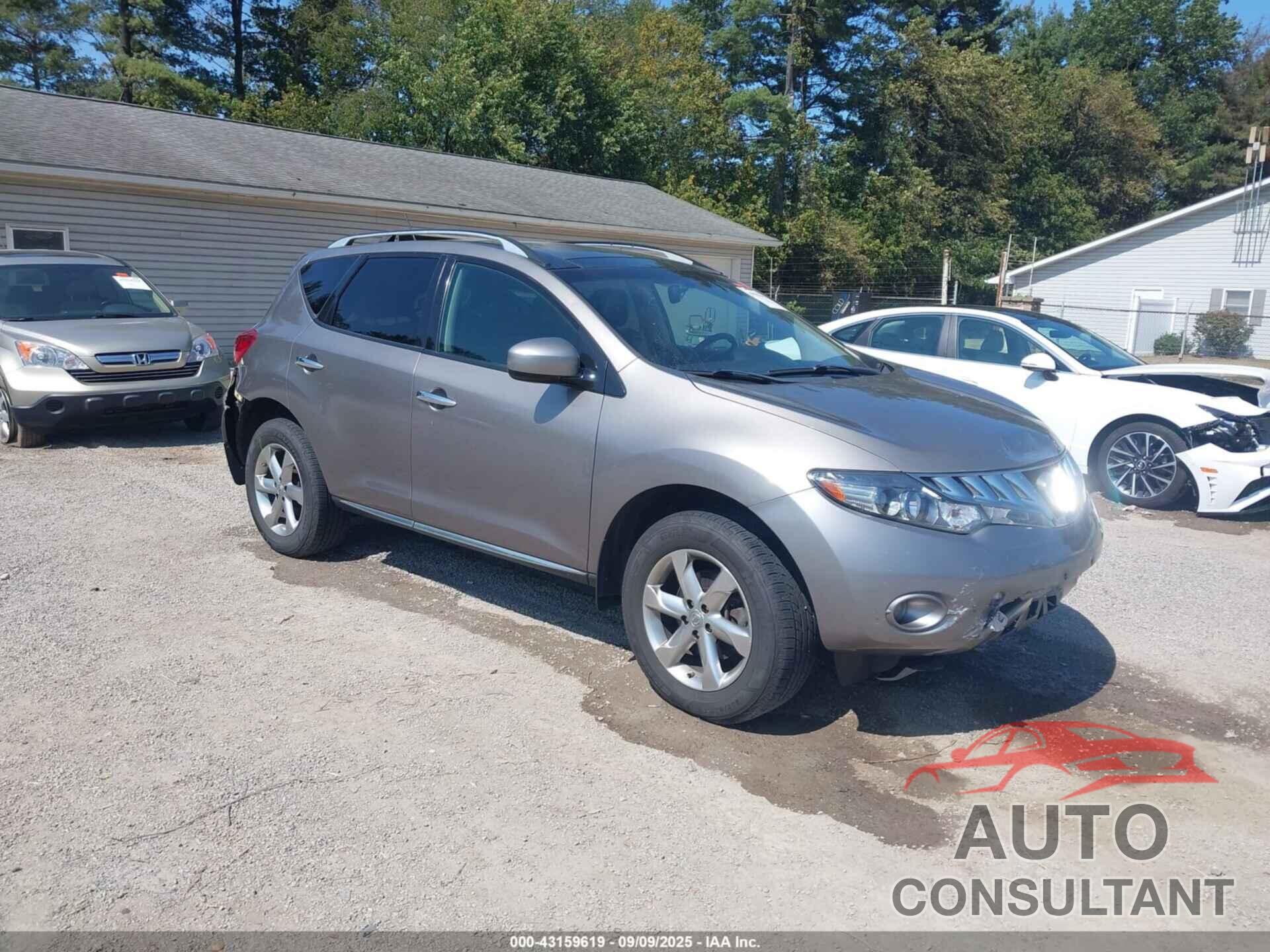 NISSAN MURANO 2010 - JN8AZ1MW0AW129597