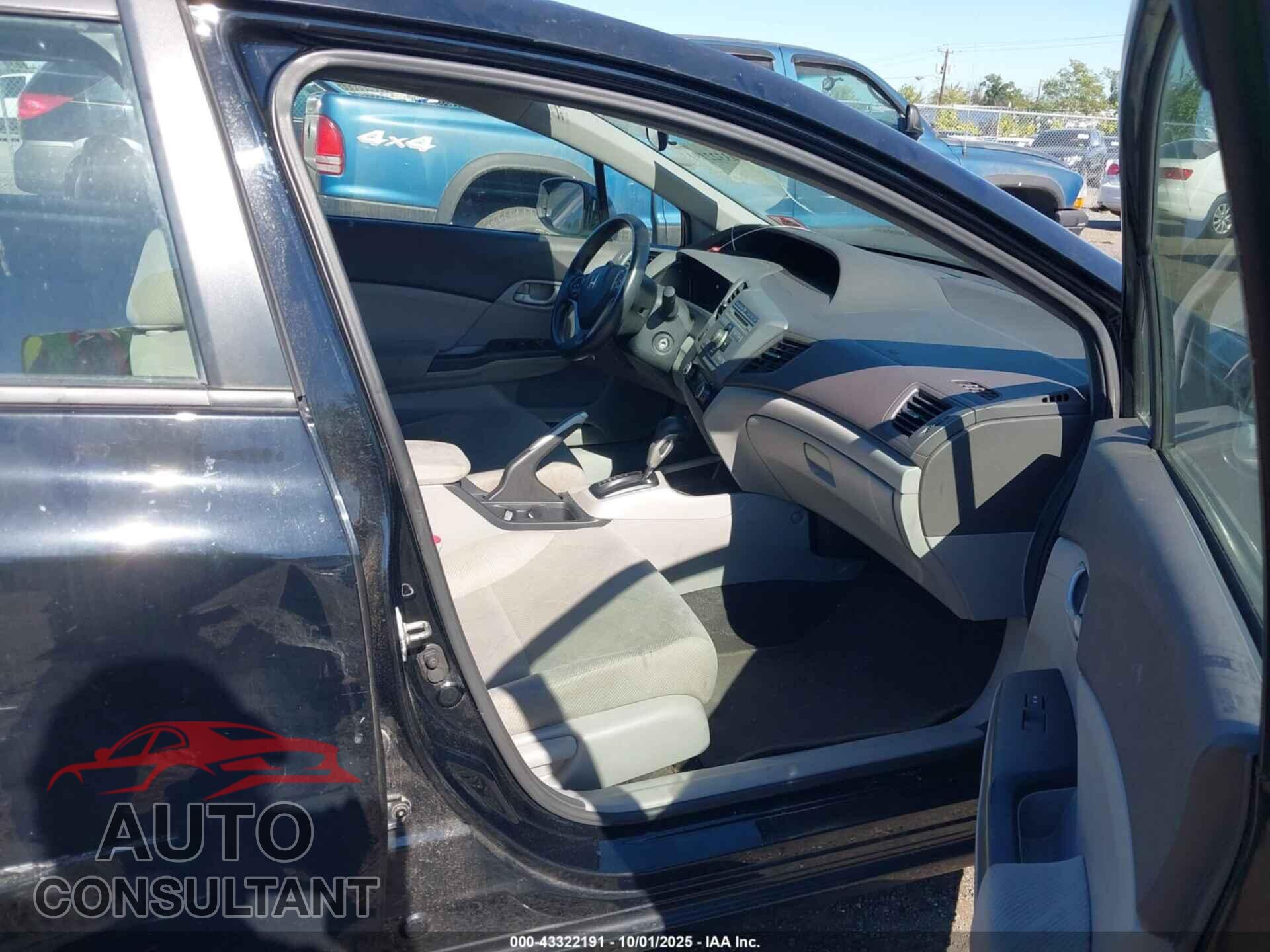HONDA CIVIC 2012 - 19XFB2F52CE330219