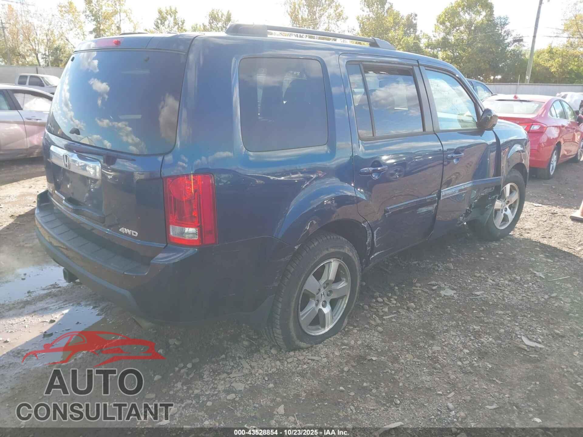HONDA PILOT 2010 - 5FNYF4H68AB021134