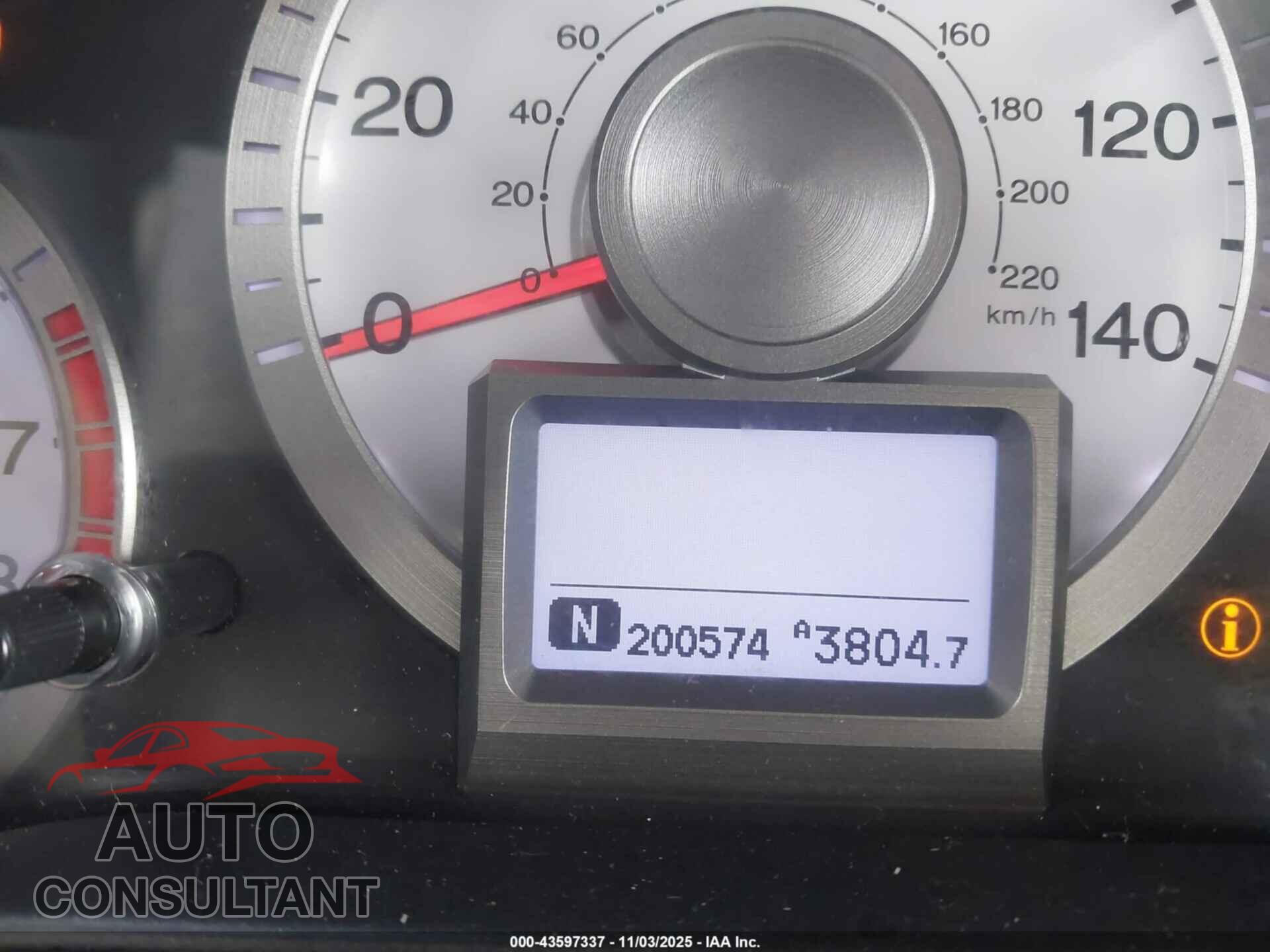 HONDA PILOT 2011 - 5FNYF4H75BB103560