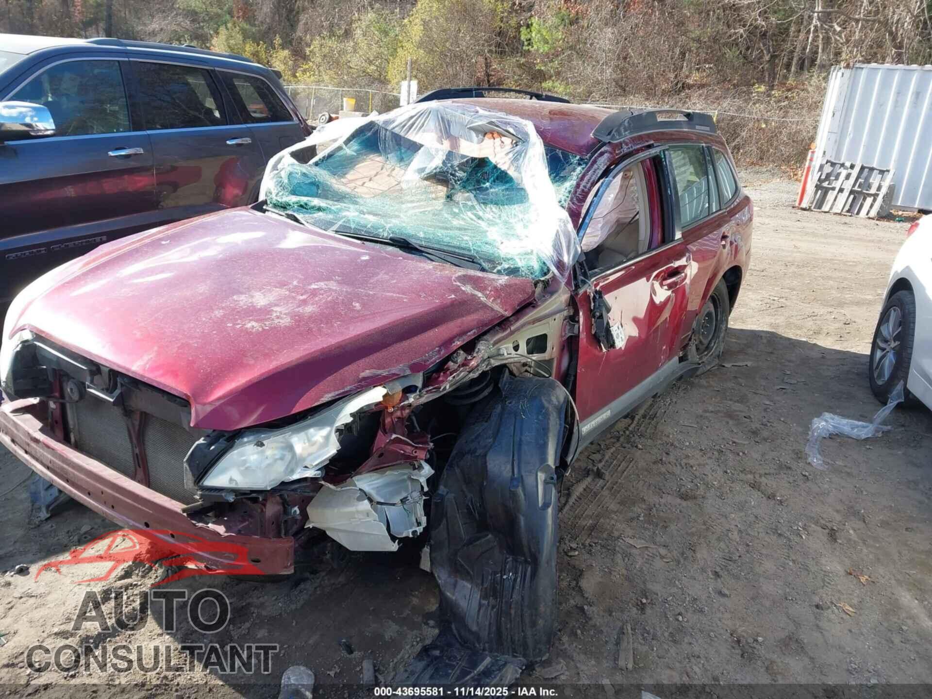 SUBARU OUTBACK 2011 - 4S4BRBAC8B3371794