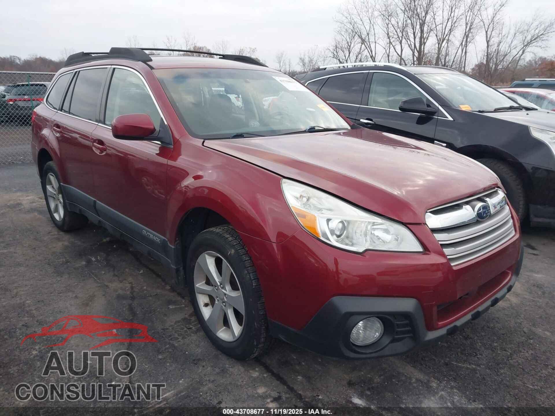 SUBARU OUTBACK 2013 - 4S4BRCCC4D3252811