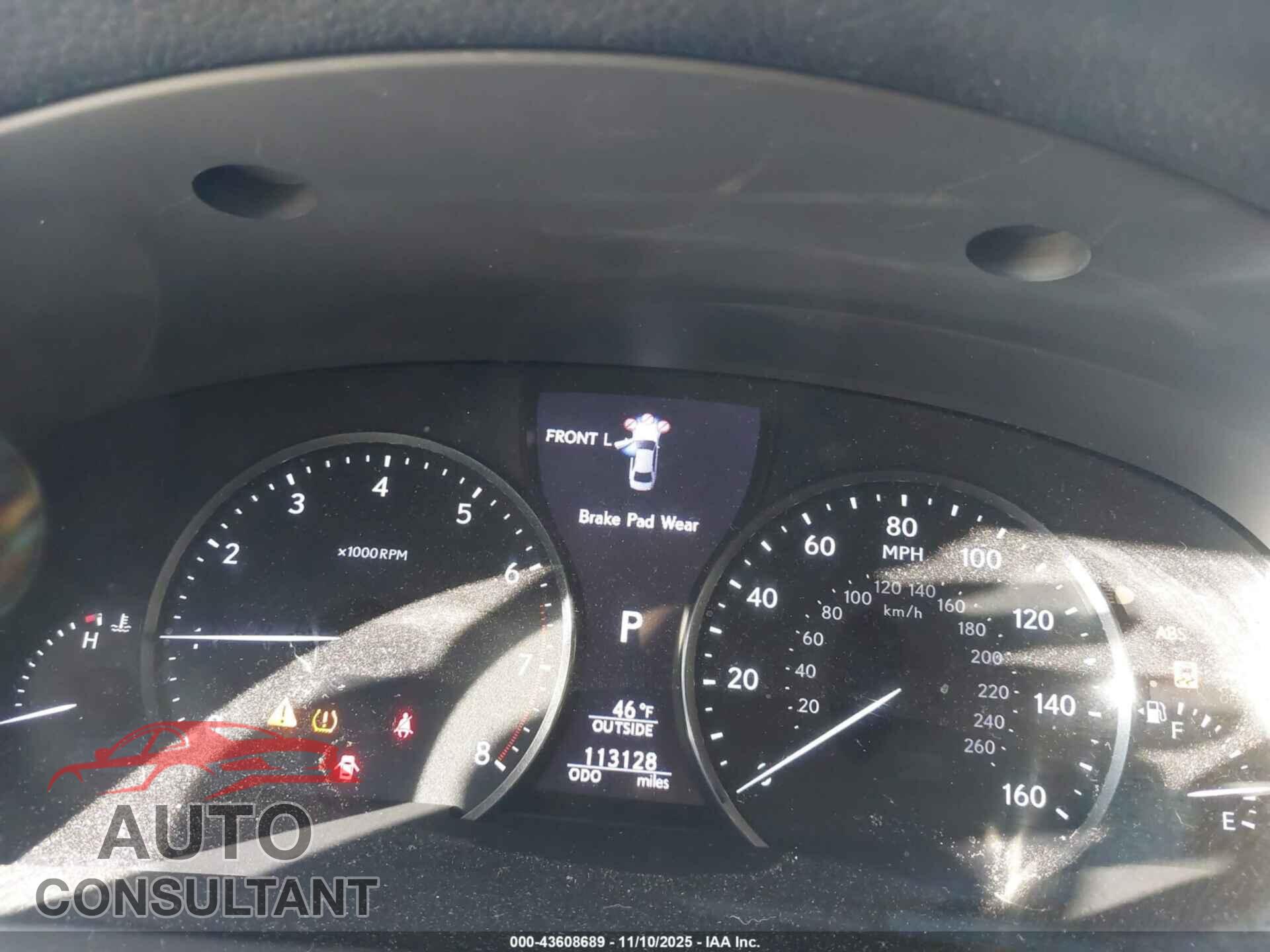 LEXUS LS 460 2013 - JTHGL5EF8D5050815