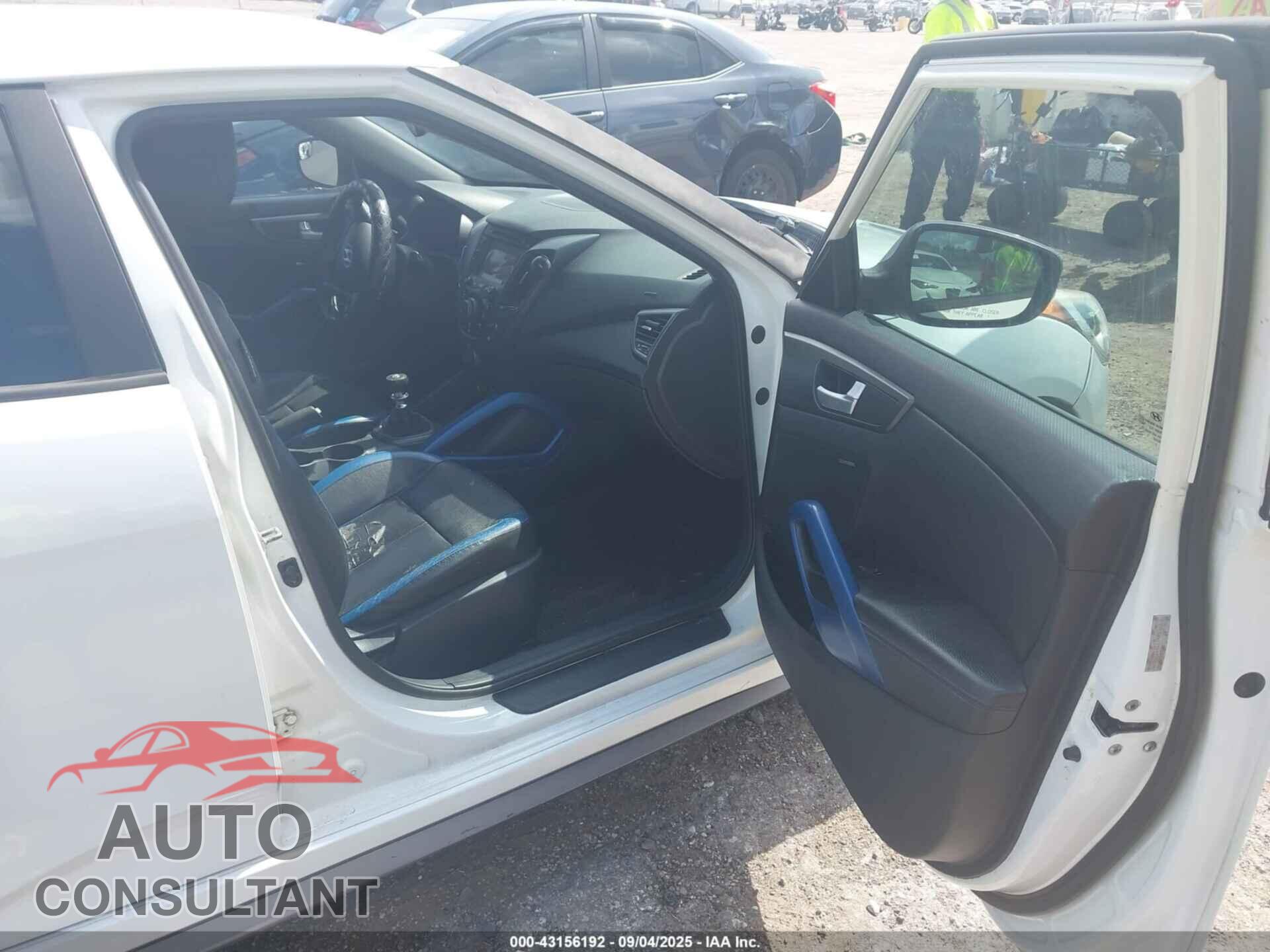 HYUNDAI VELOSTER 2014 - KMHTC6AE4EU183383
