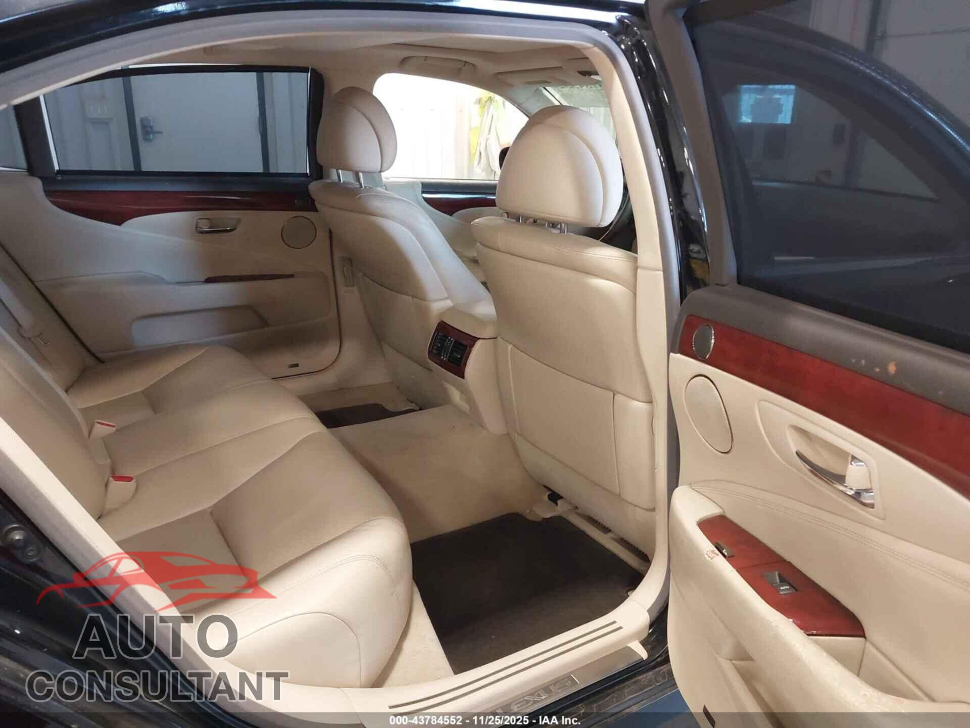 LEXUS LS 460 2012 - JTHGL5EF6C5046552