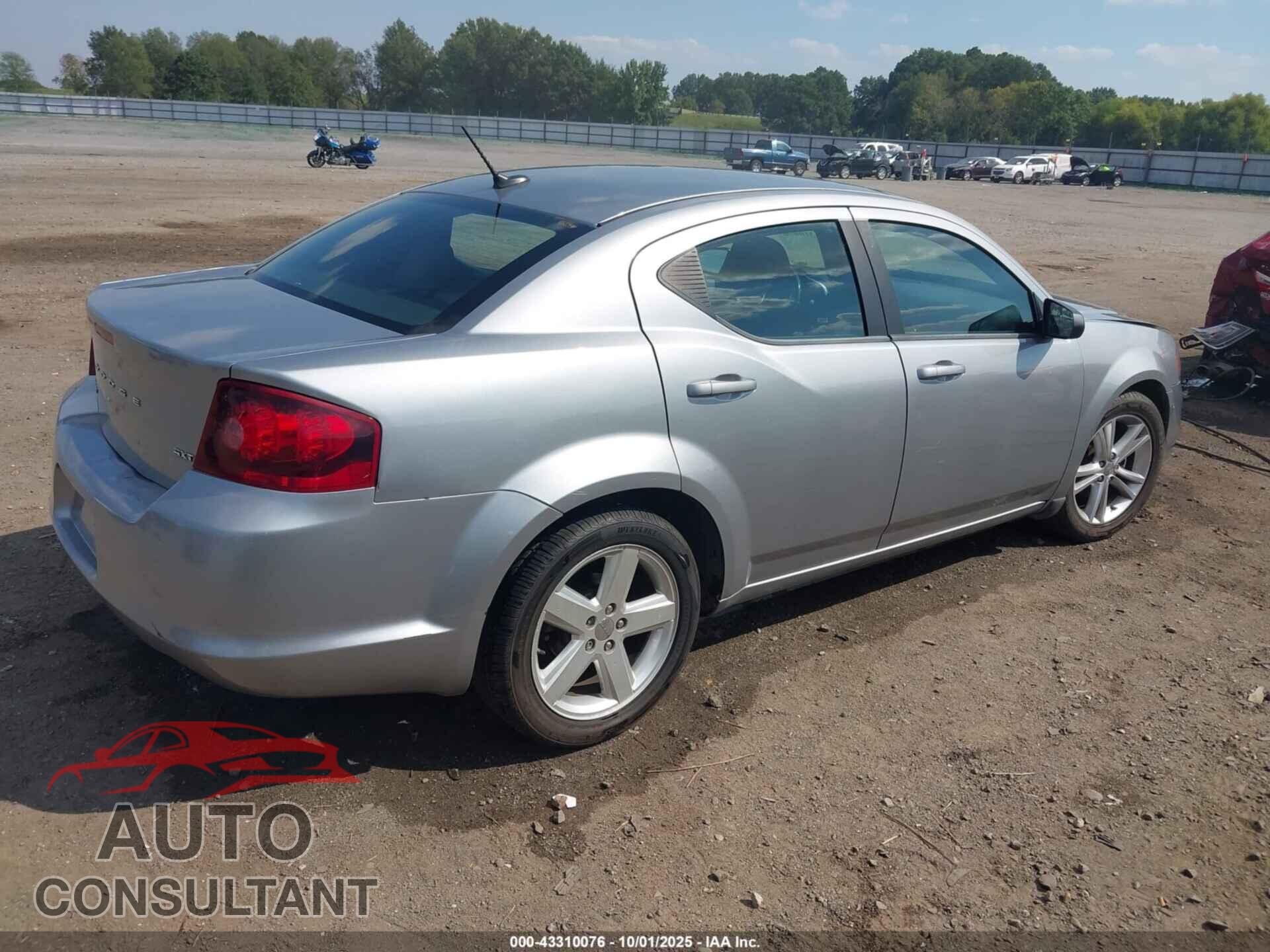 DODGE AVENGER 2013 - 1C3CDZCB1DN739619