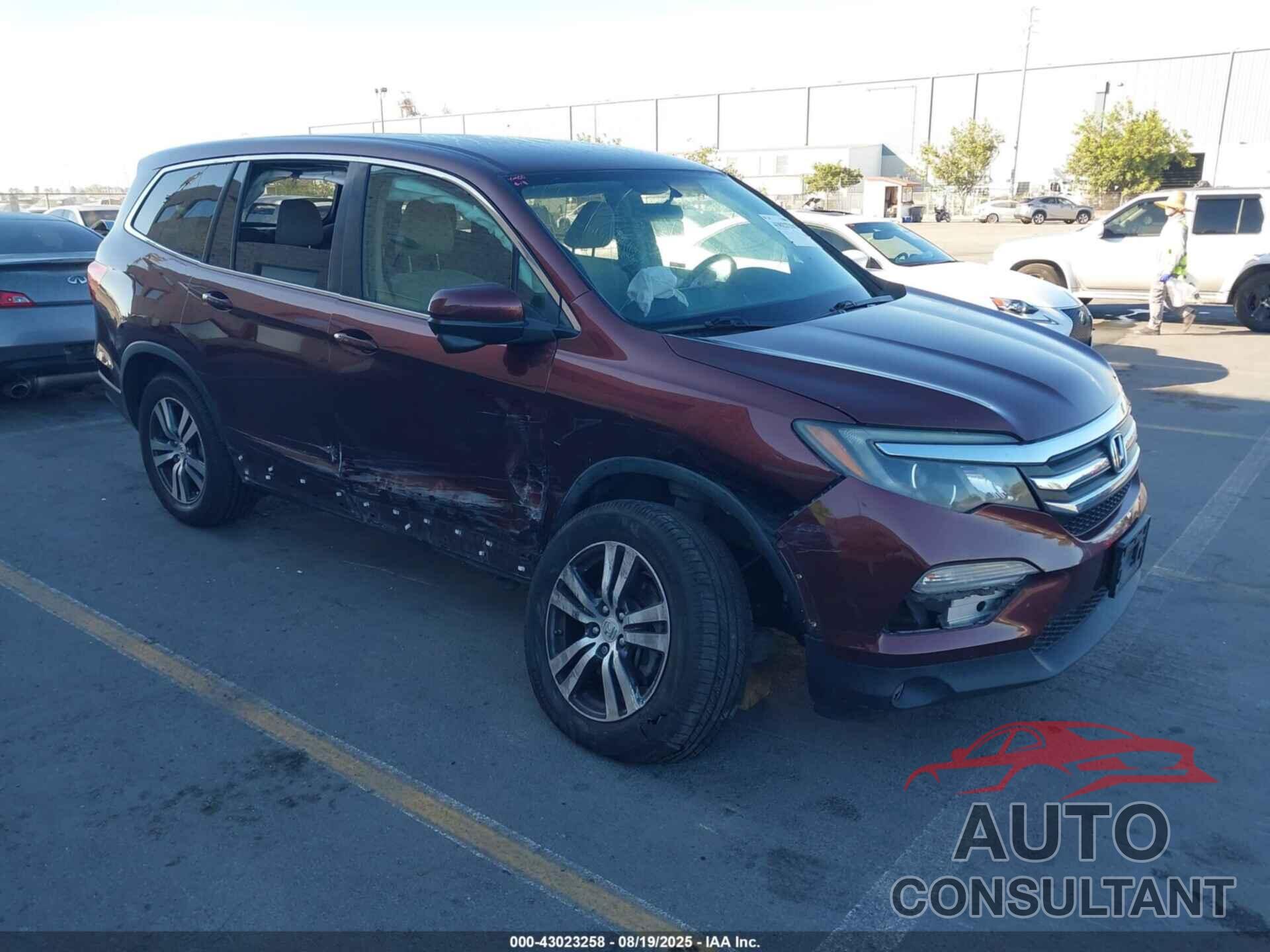HONDA PILOT 2018 - 5FNYF5H3XJB017422