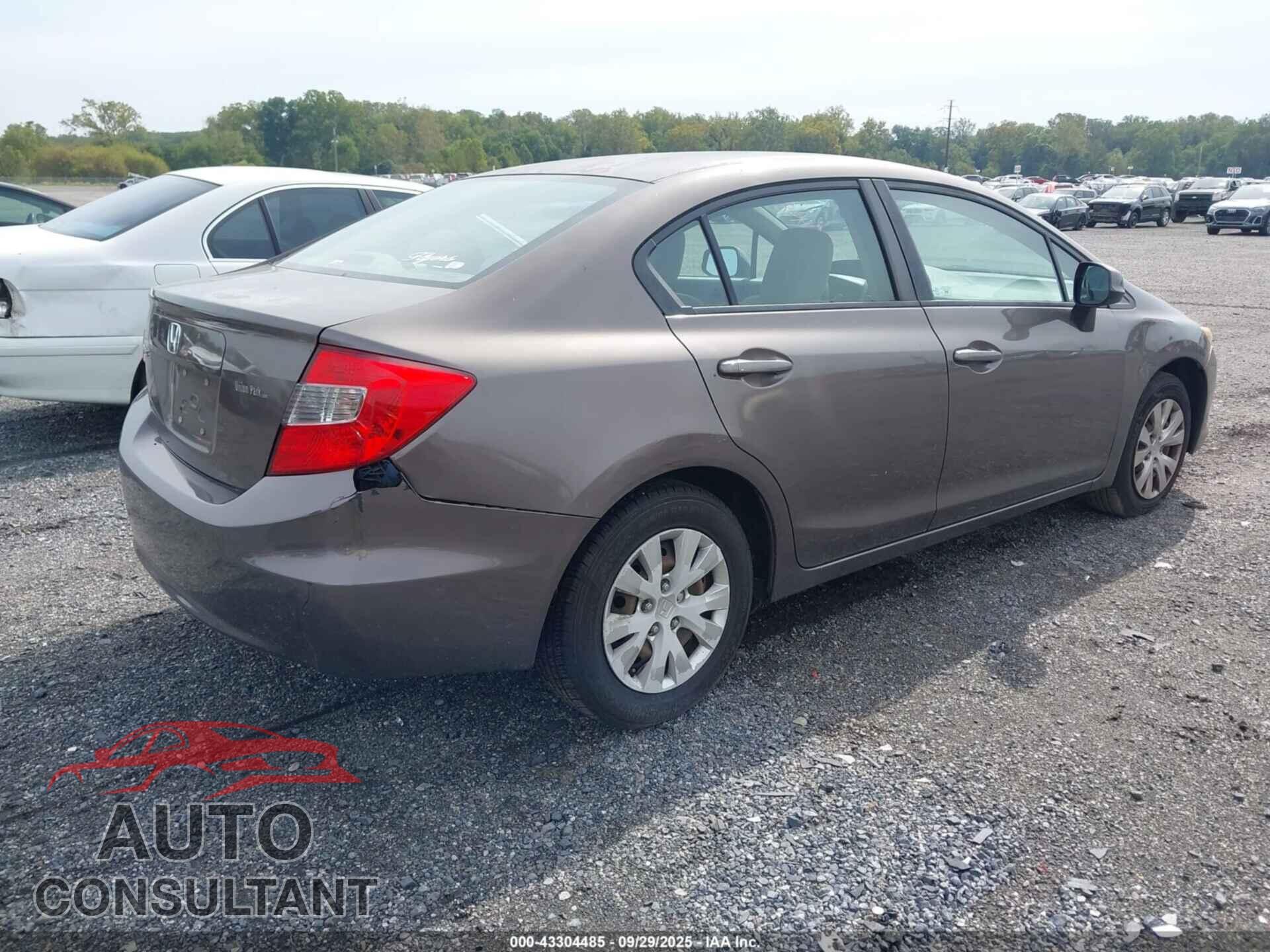 HONDA CIVIC 2012 - 2HGFB2F56CH543471