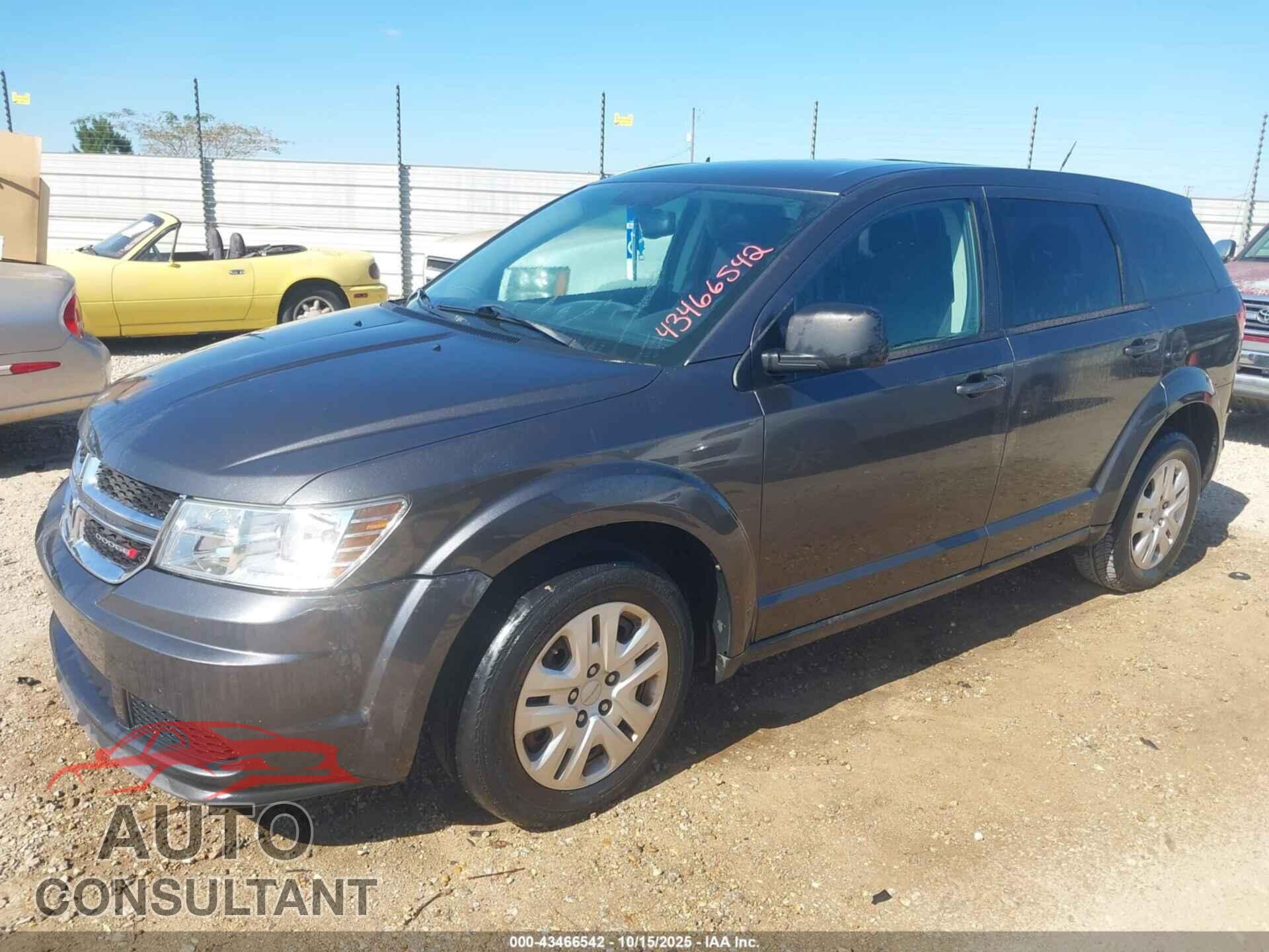 DODGE JOURNEY 2015 - 3C4PDCAB7FT618397