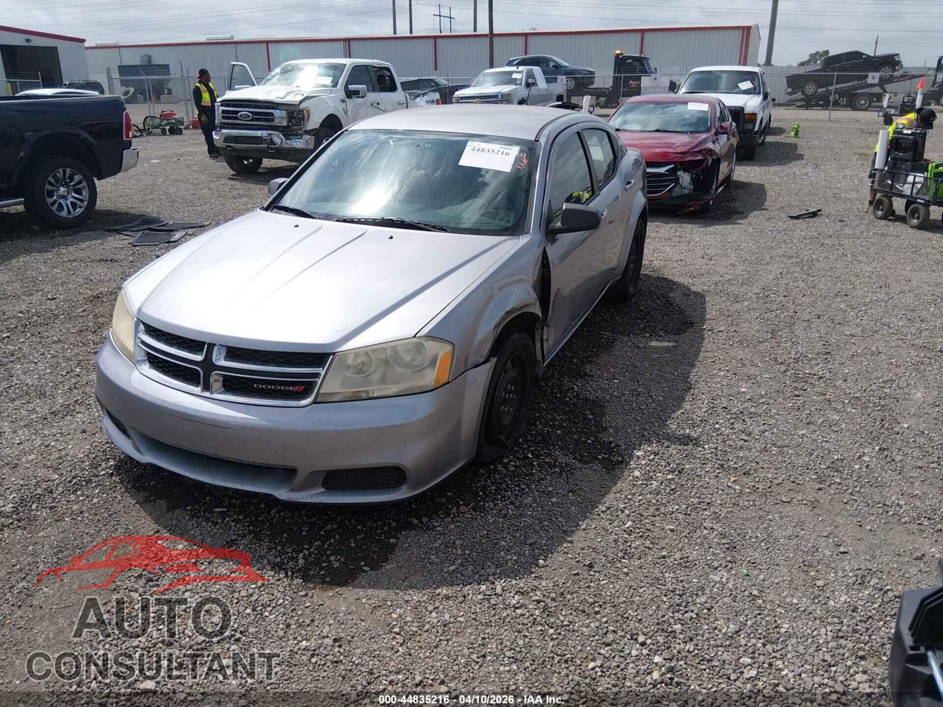 DODGE AVENGER 2013 - 1C3CDZAG5DN766708