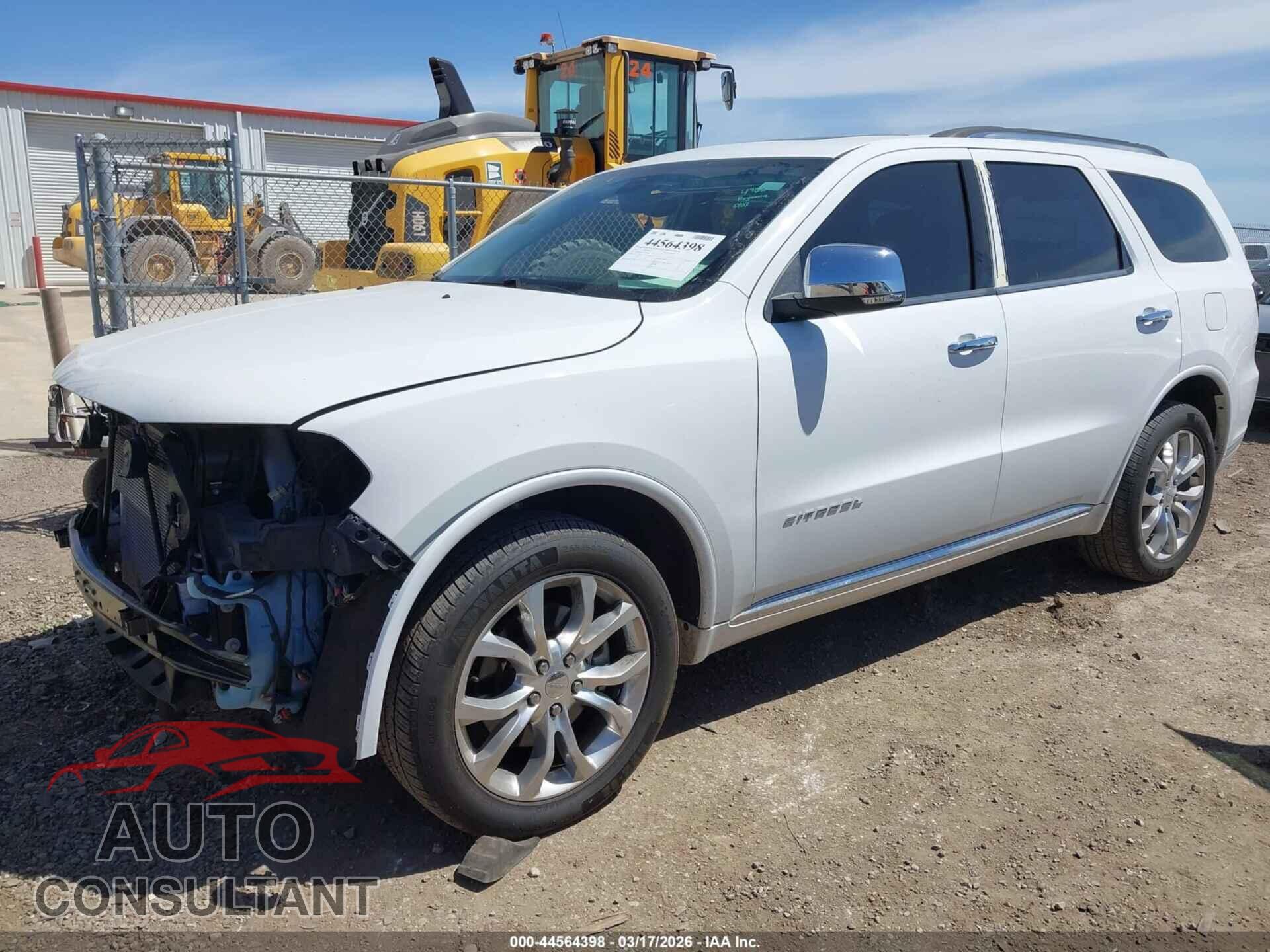 DODGE DURANGO 2018 - 1C4RDJEGXJC498201