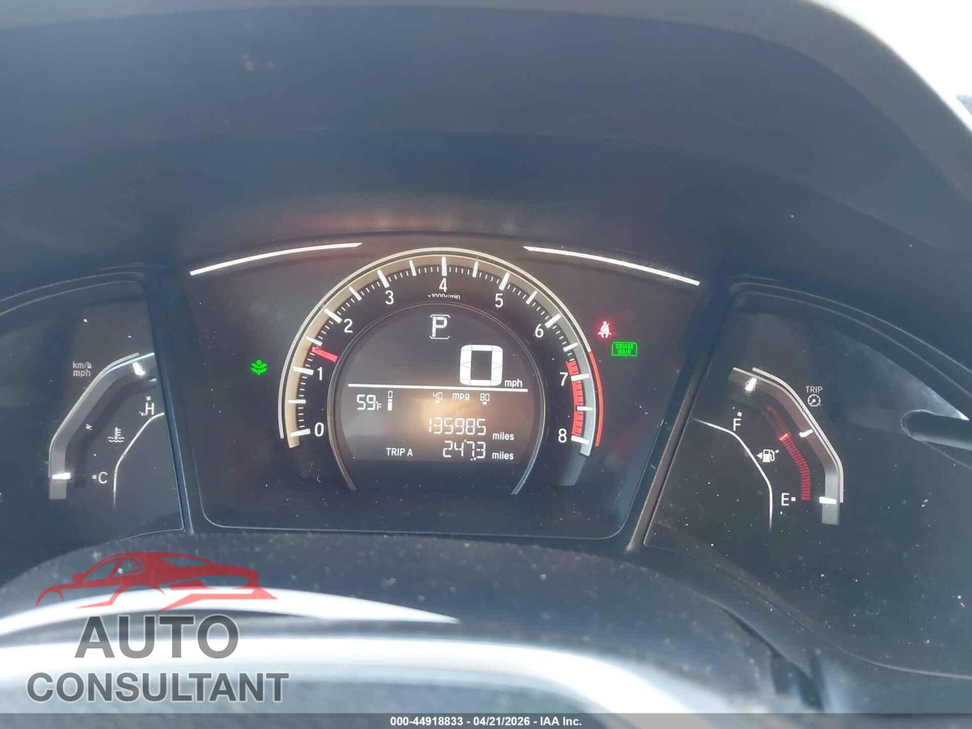 HONDA CIVIC 2017 - 2HGFC2F53HH517365