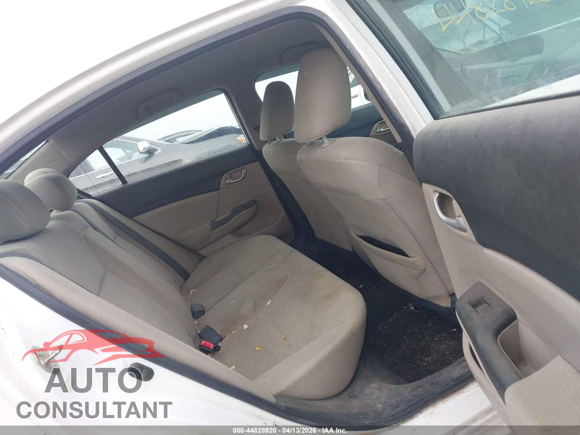 HONDA CIVIC 2013 - 2HGFB2F5XDH575678