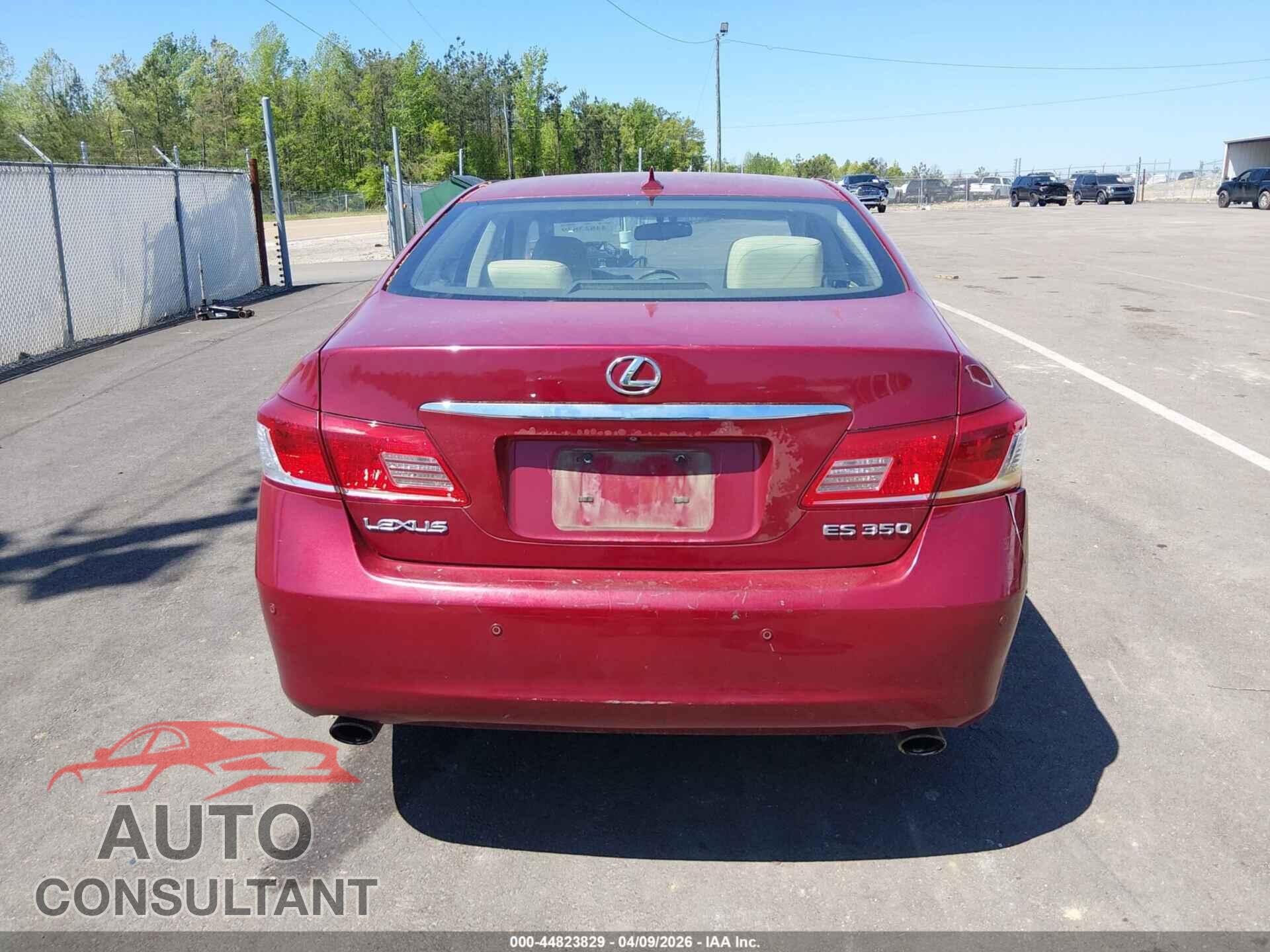 LEXUS ES 350 2010 - JTHBK1EG9A2413649