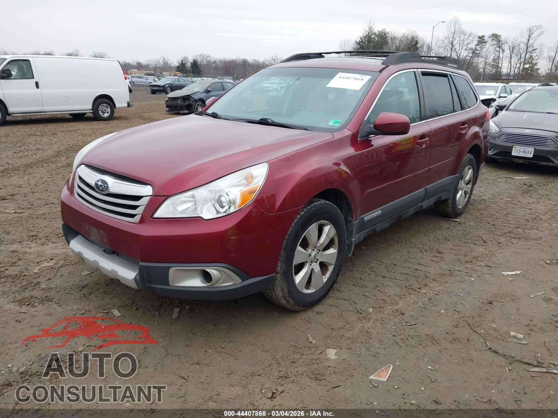 SUBARU OUTBACK 2011 - 4S4BRBKC2B3433656