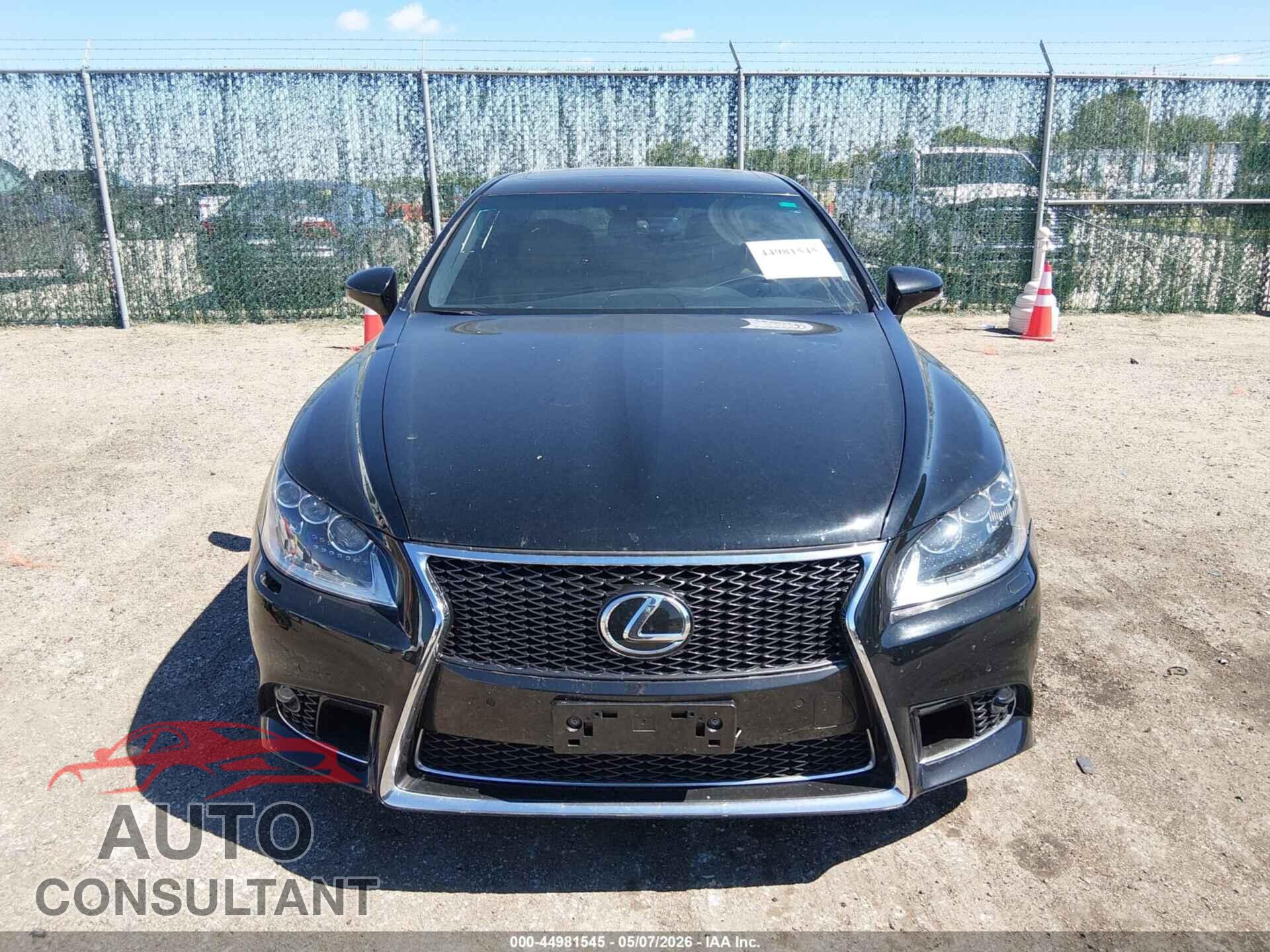 LEXUS LS 460 2014 - JTHBL5EF9E5127722